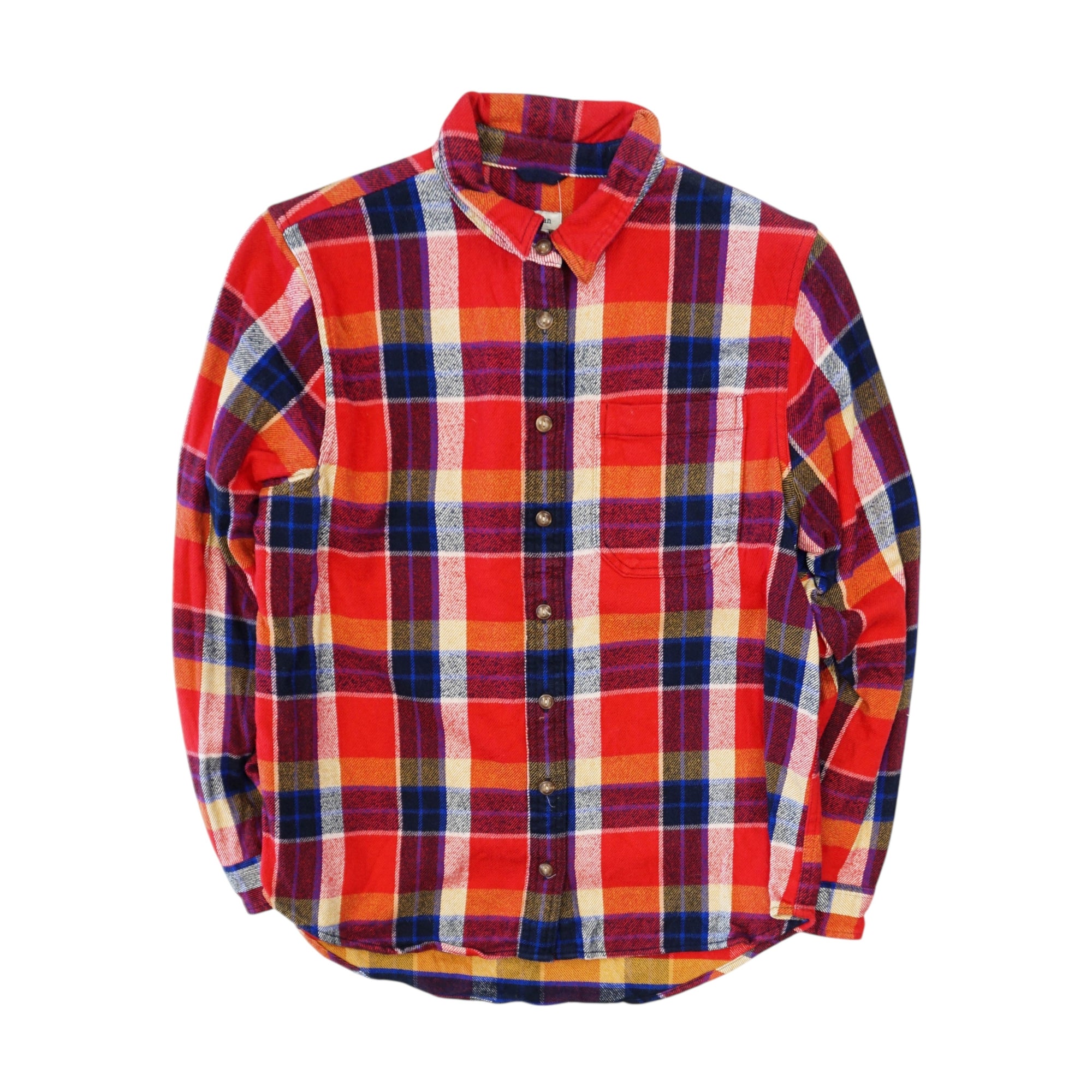 L. L. Bean Карирана Риза с Дълъг Ръкав