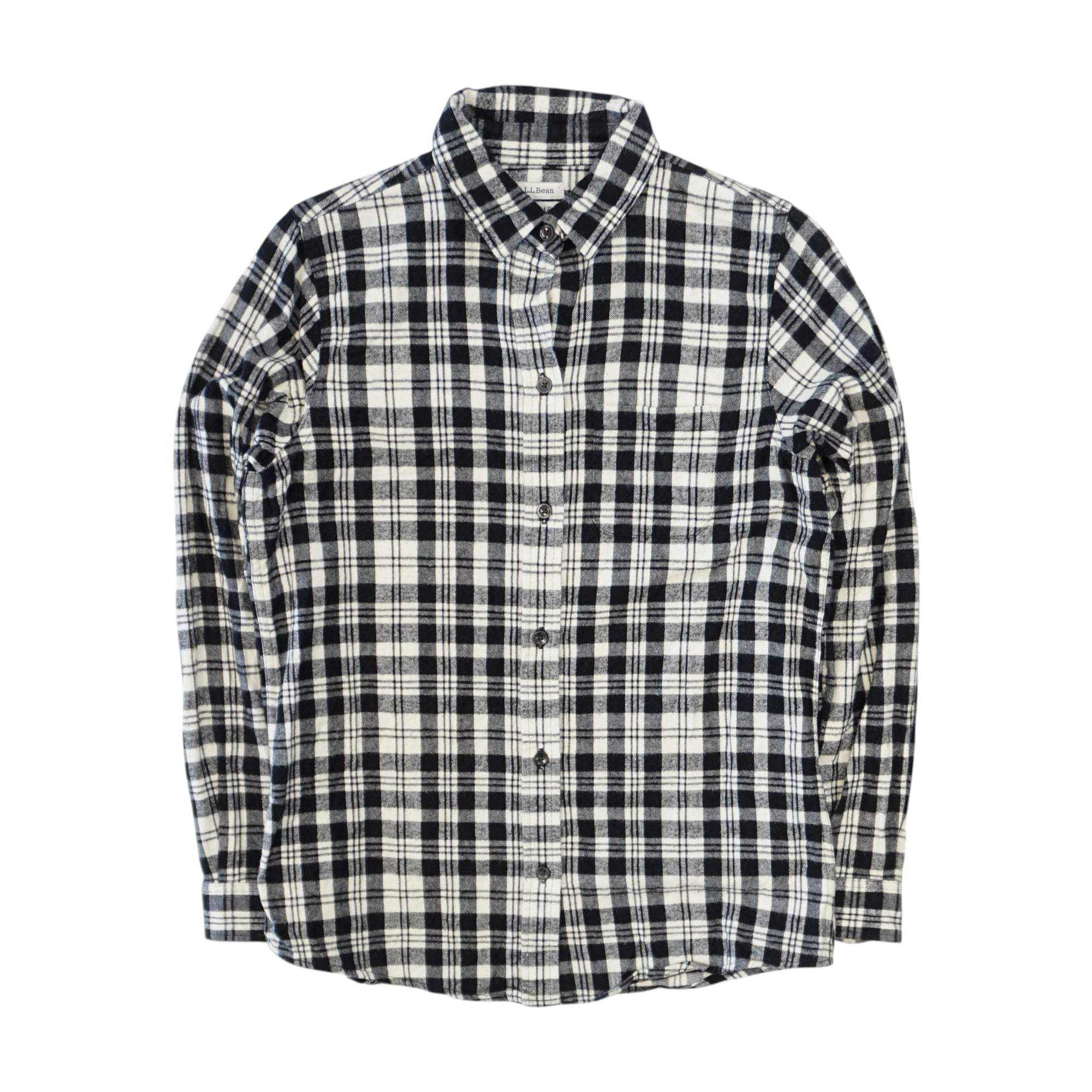 L. L. Bean Карирана Риза с Дълъг Ръкав
