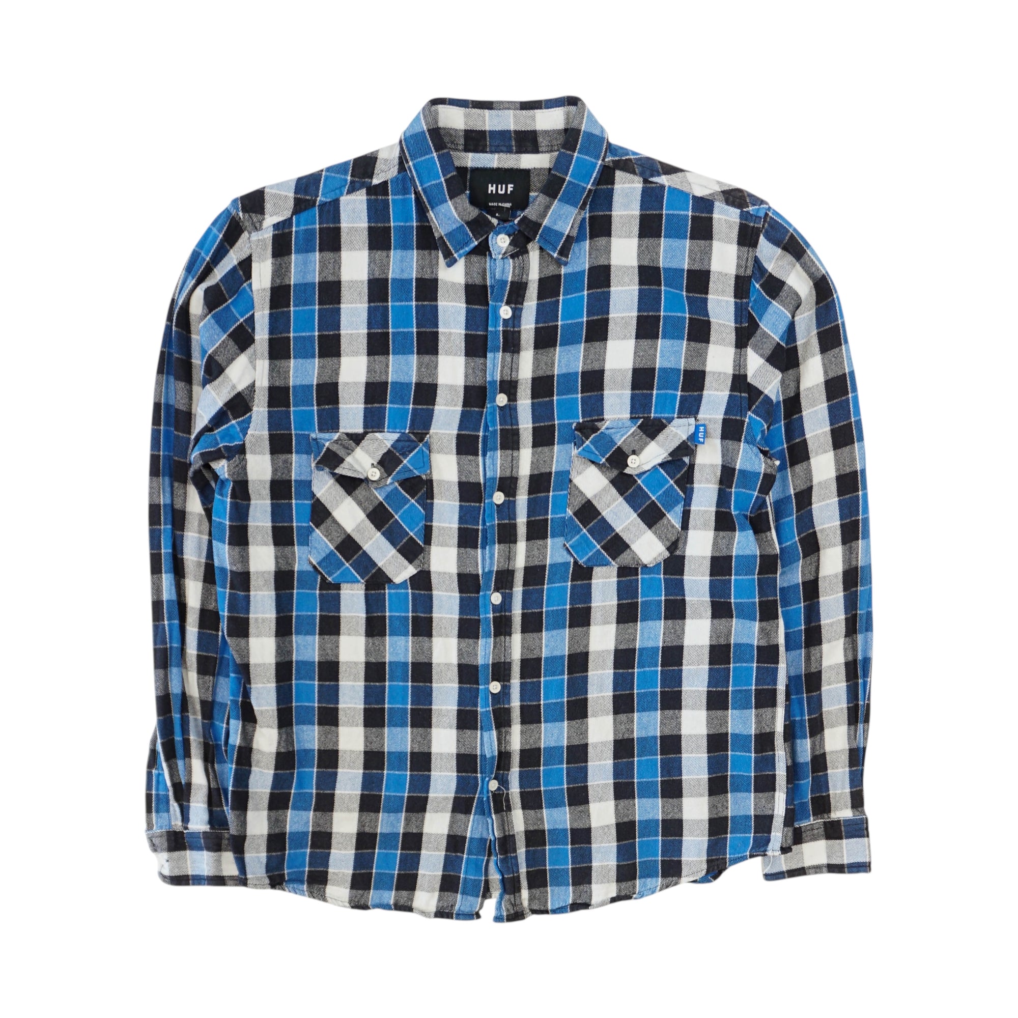 HUF Карирана Риза с Дълъг Ръкав