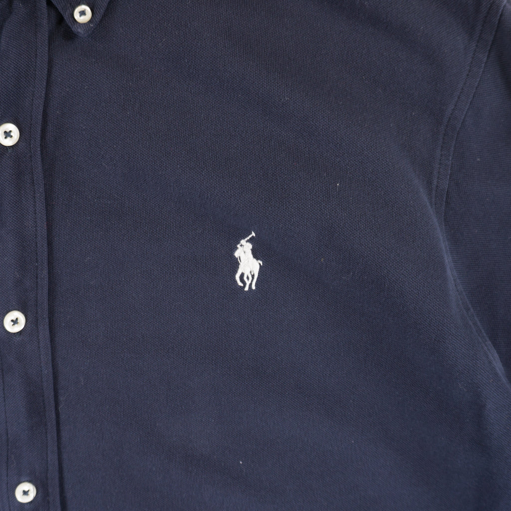 Polo Ralph Lauren Тъмно Синя Риза с Дълъг Ръкав
