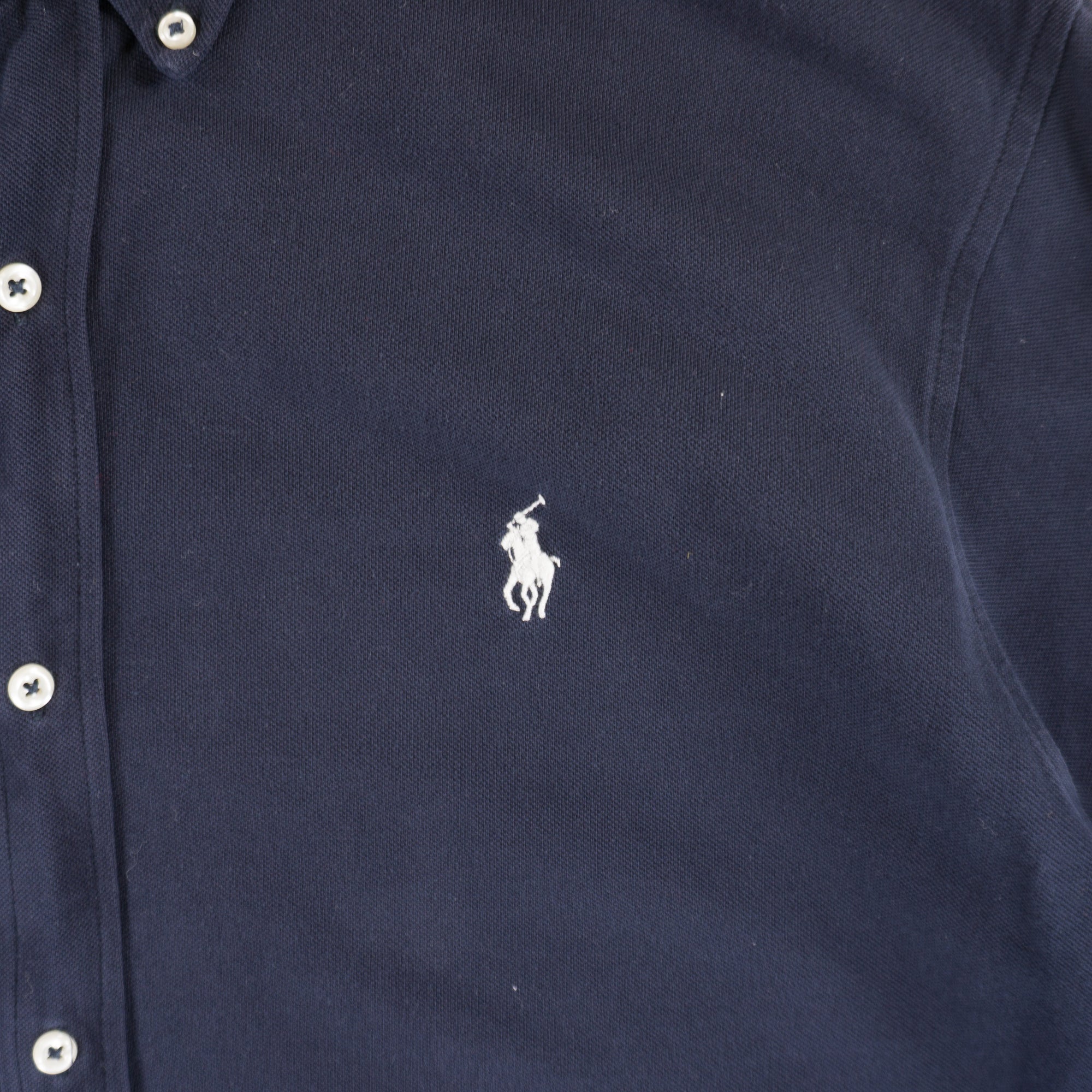 Polo Ralph Lauren Тъмно Синя Риза с Дълъг Ръкав
