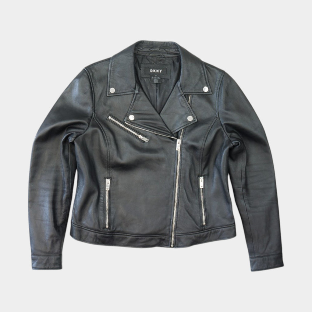 DKNY Кожено Яке