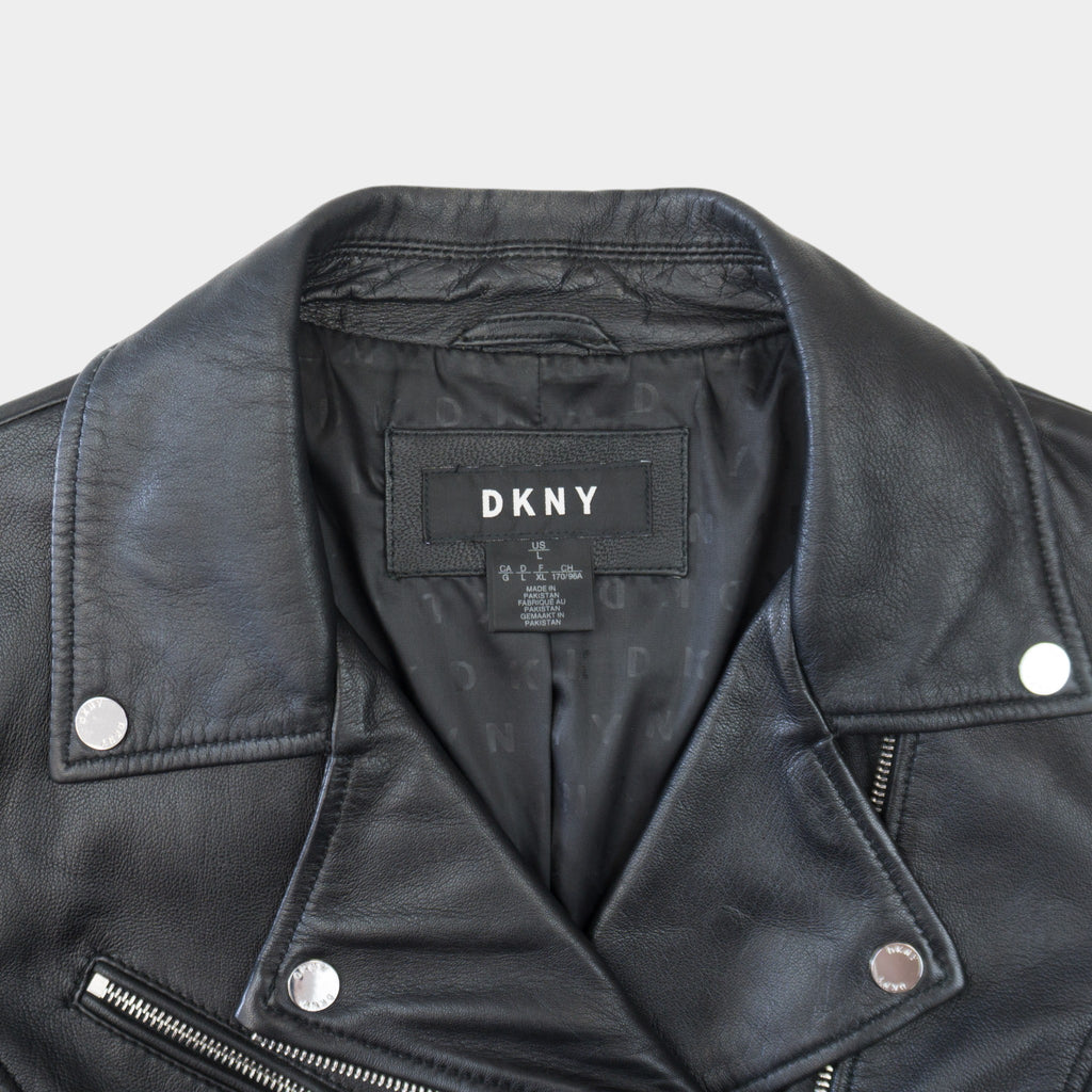 DKNY Кожено Яке