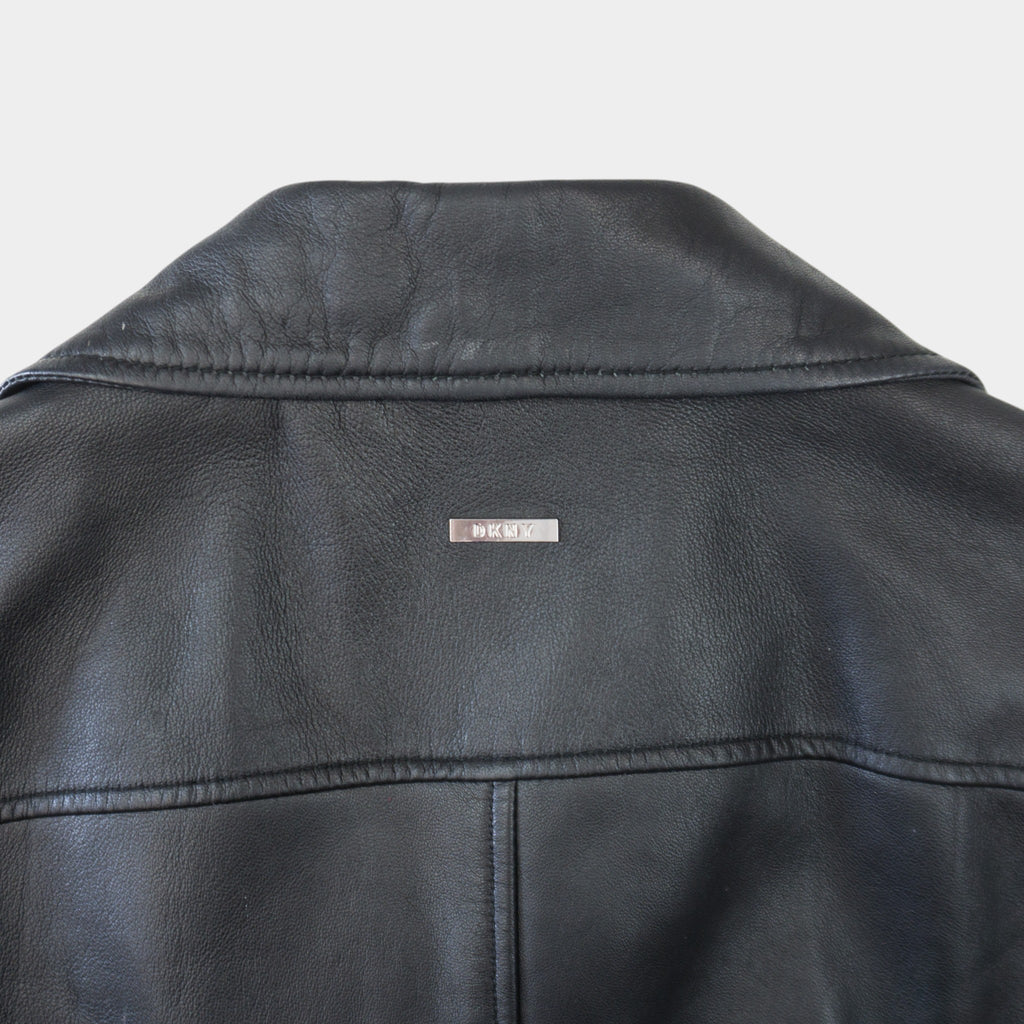 DKNY Кожено Яке