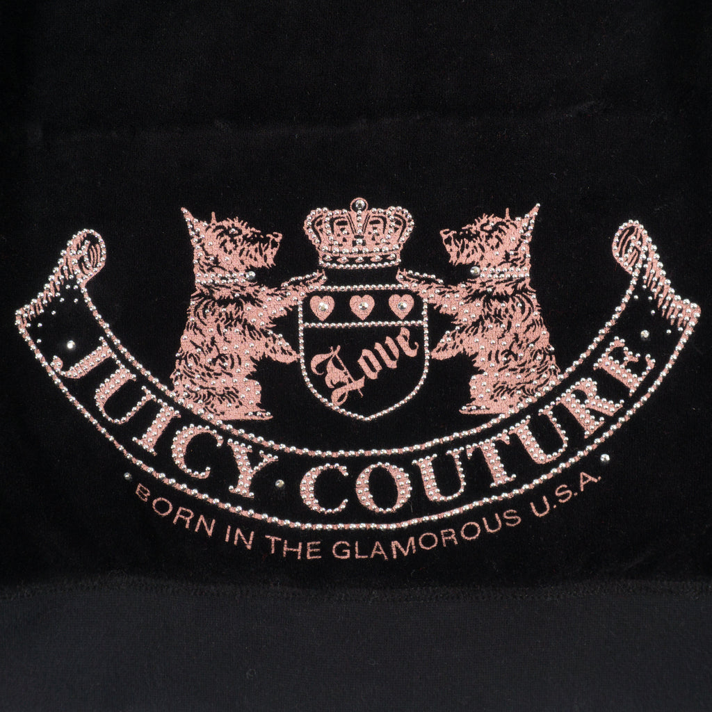 Juicy Couture Черен Суичър с Цип