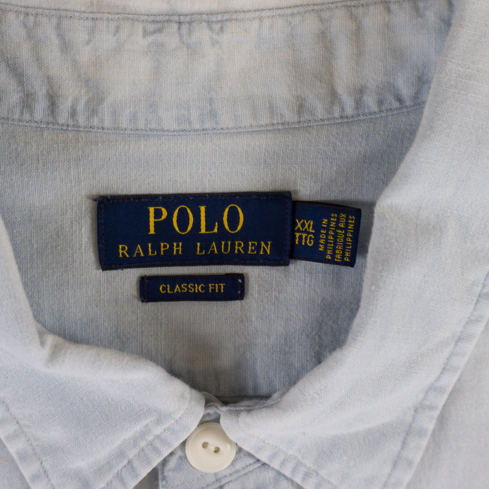 Polo Ralph Lauren Синя Риза с Дълъг Ръкав