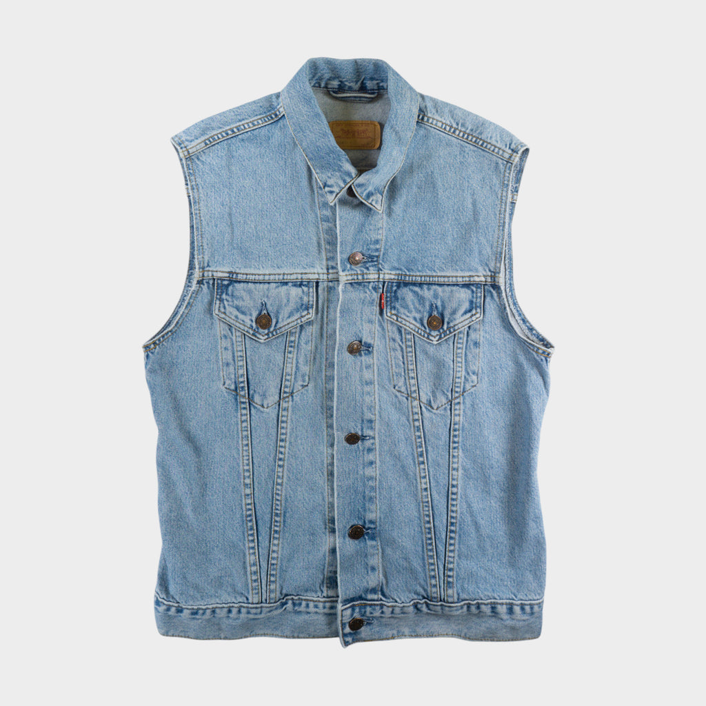 Levi’s Винтидж 2000-те Син Дънков Елек