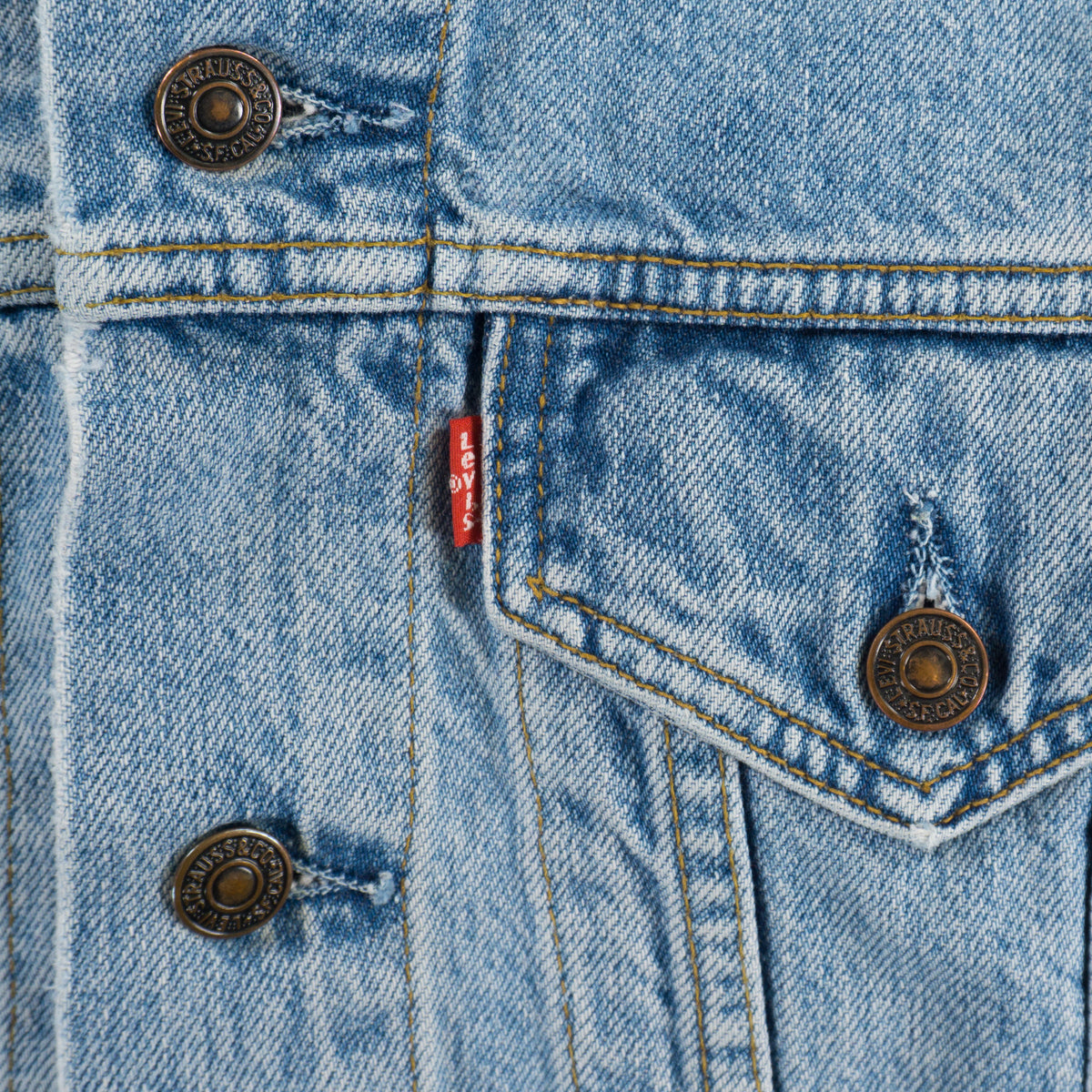 Levi’s Винтидж 2000-те Син Дънков Елек