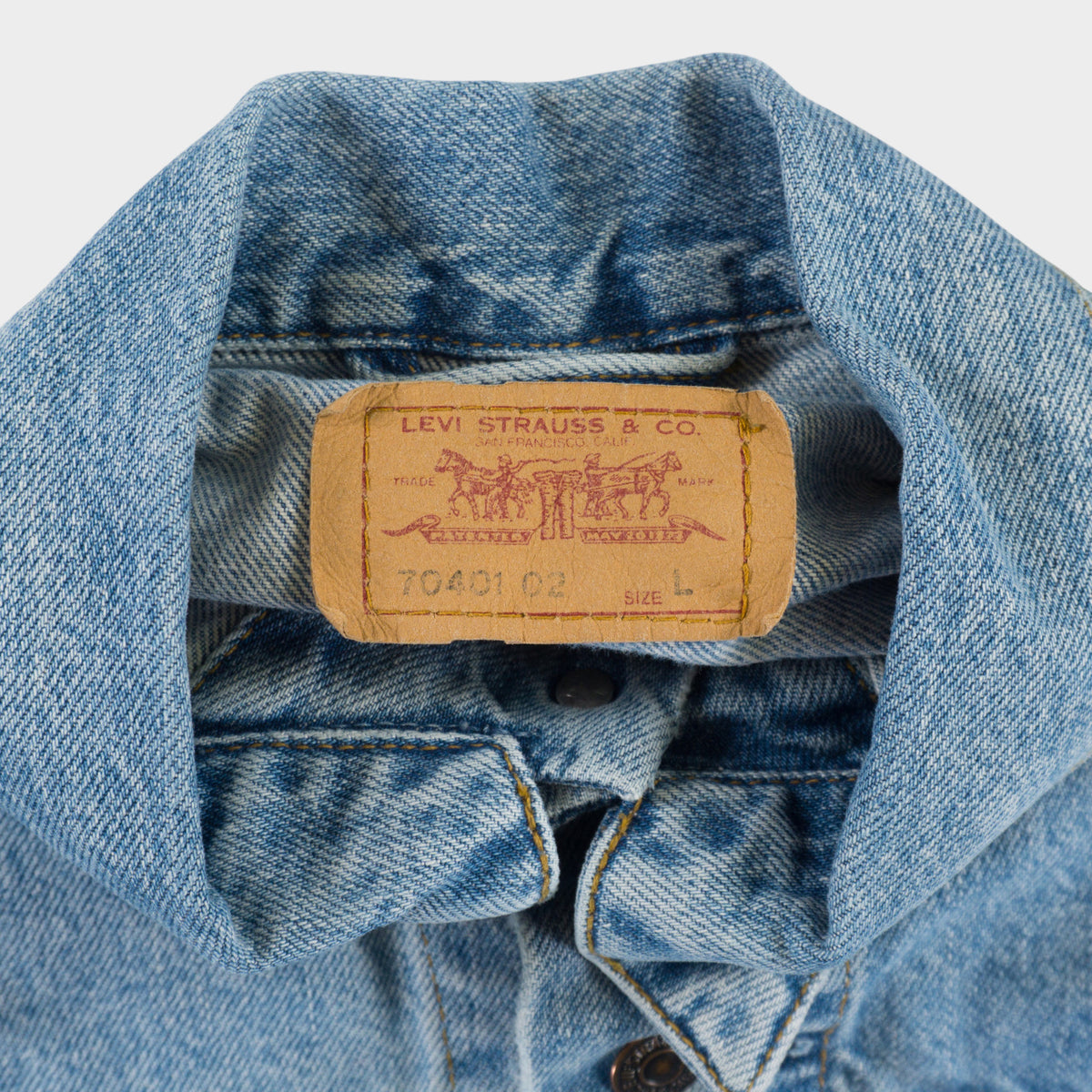 Levi’s Винтидж 2000-те Син Дънков Елек