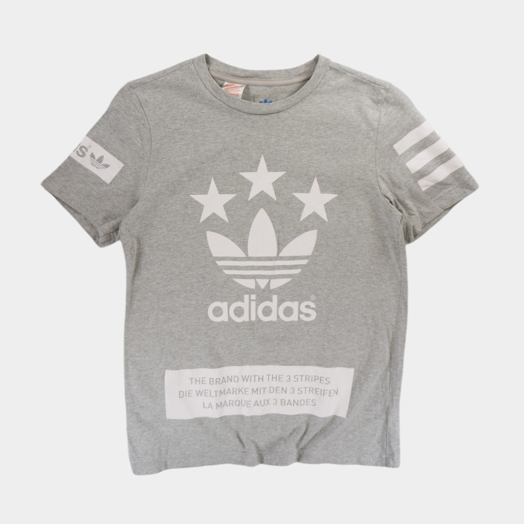 Adidas Сива Тениска