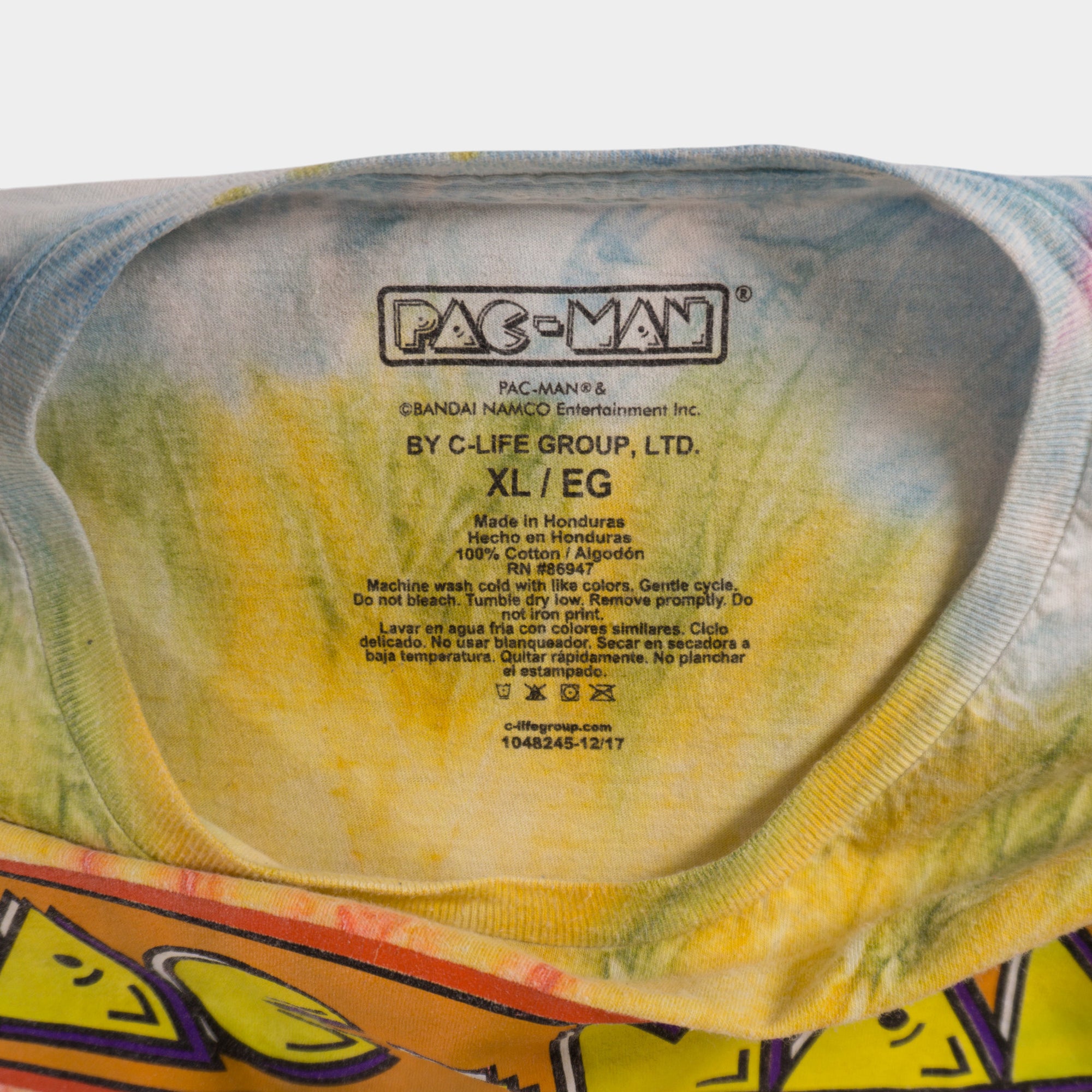 Pac-Man Tie-Dye Тениска с Графика