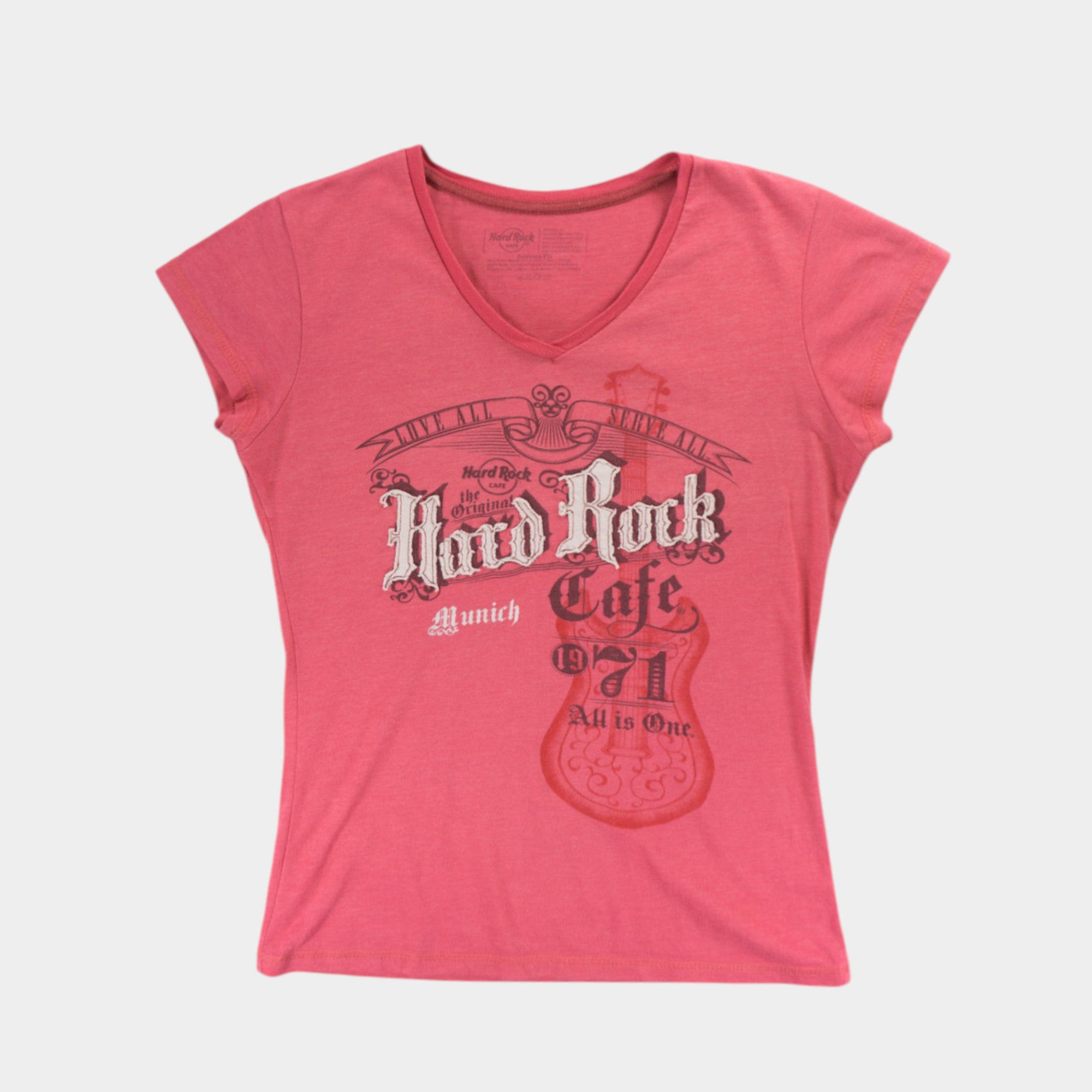 Hard Rock Cafe Y2K Розова Тениска