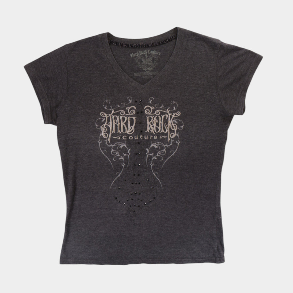 Hard Rock Couture Y2K Сива Тениска