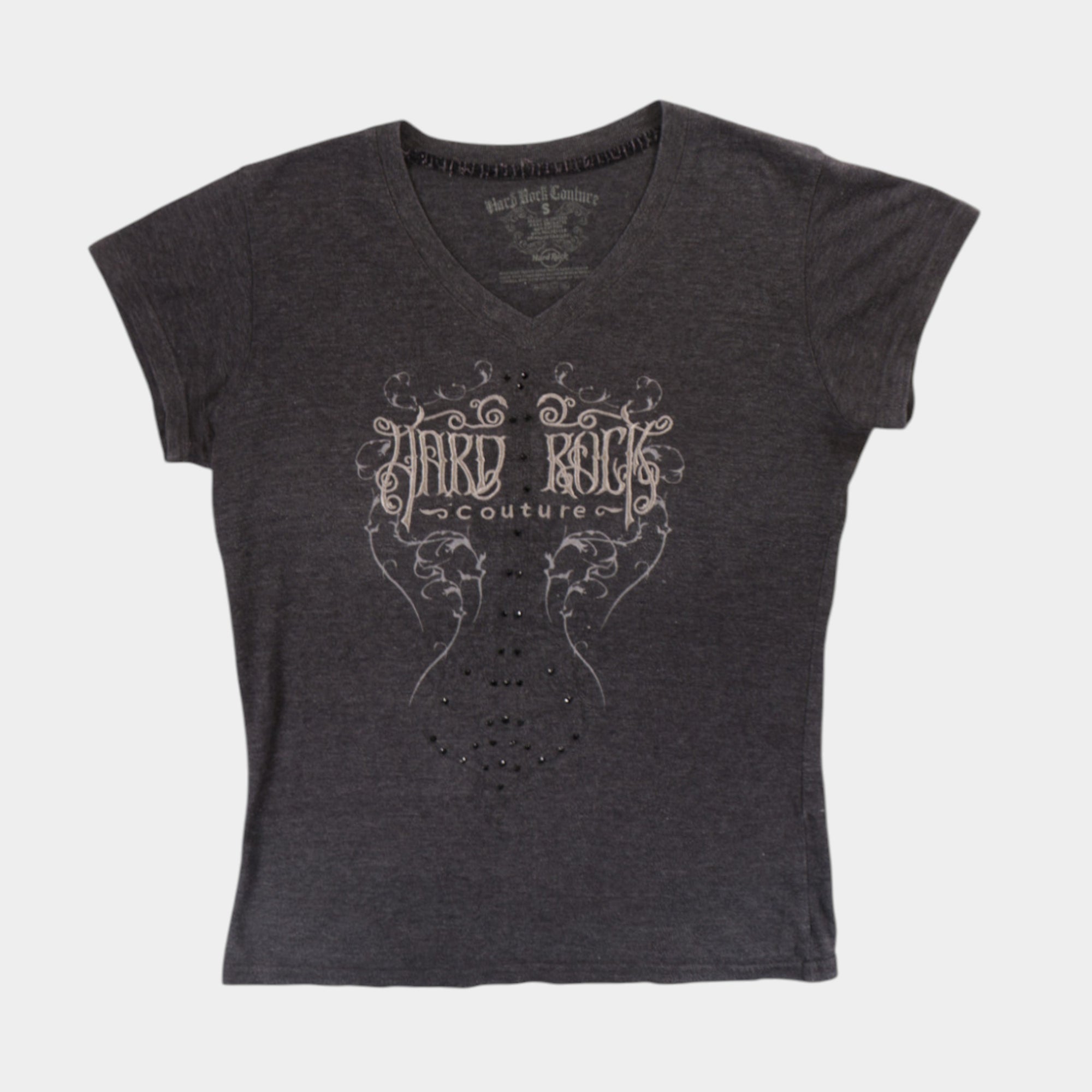 Hard Rock Couture Y2K Сива Тениска
