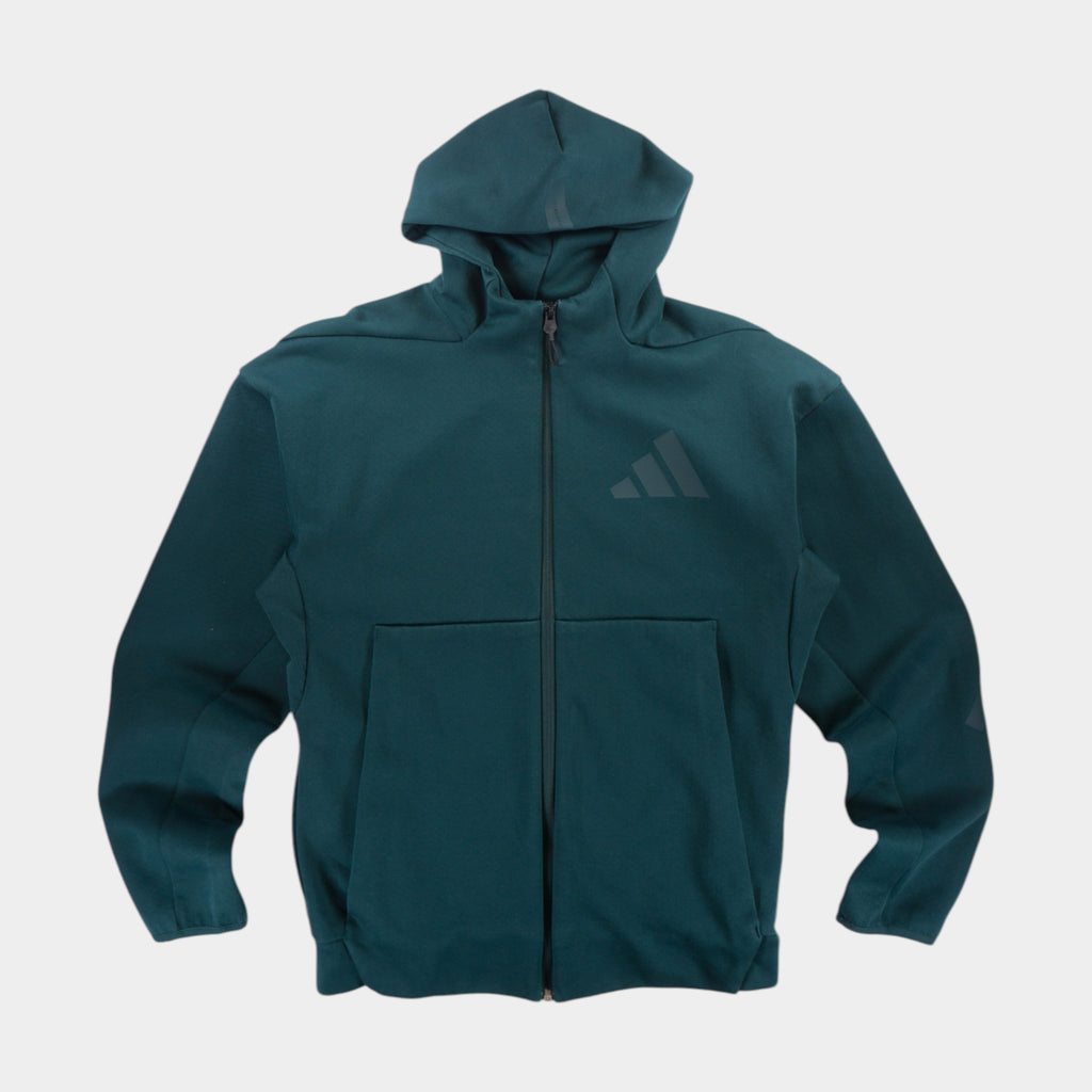 Adidas Зелен Суичър с Цип