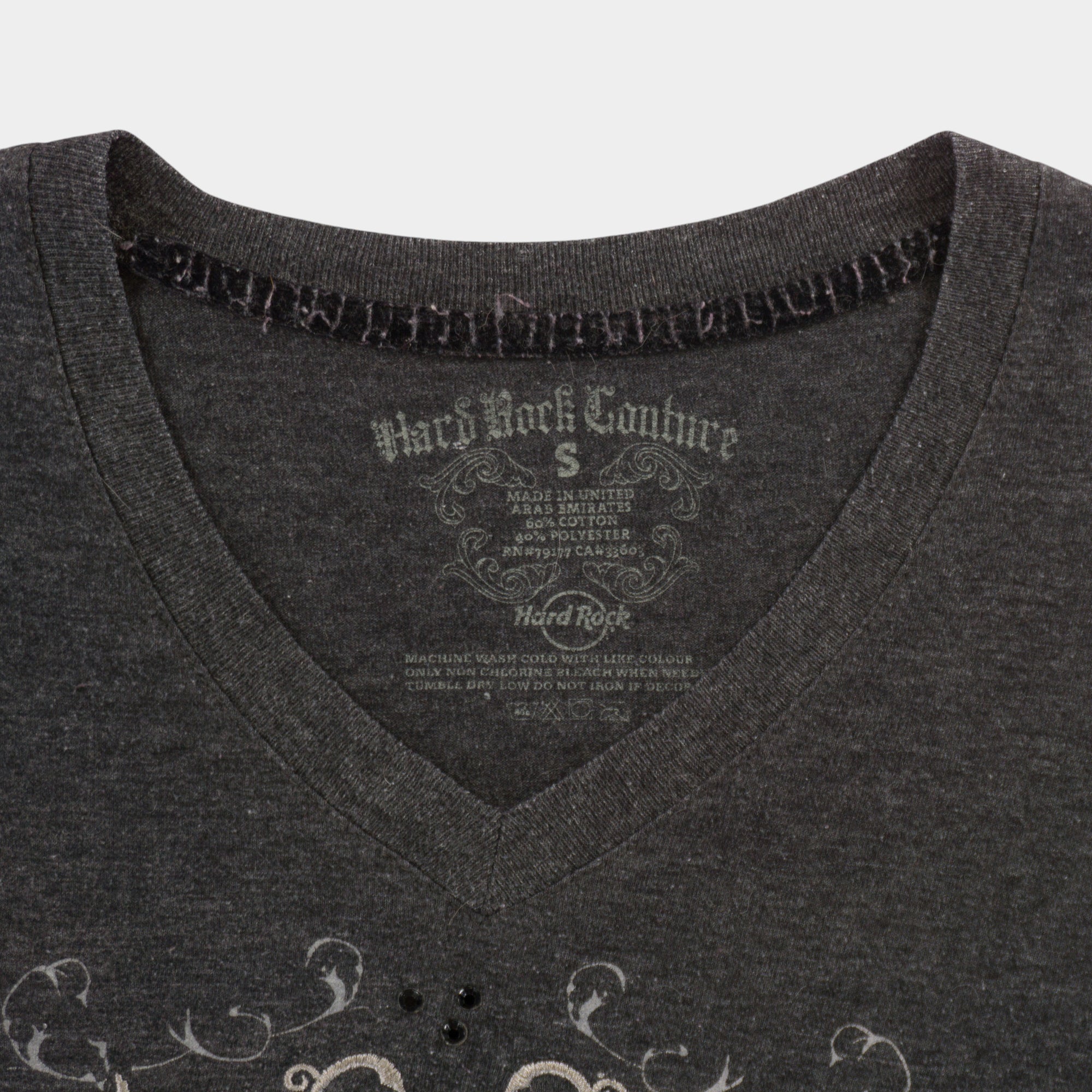 Hard Rock Couture Y2K Сива Тениска
