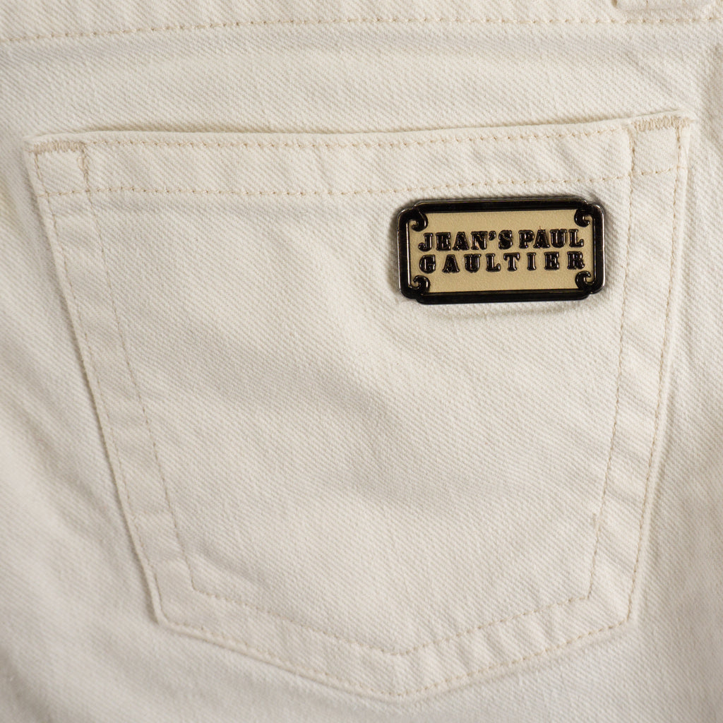 Jean’s Paul Gaultier Винтидж 90-те Бели Дънки
