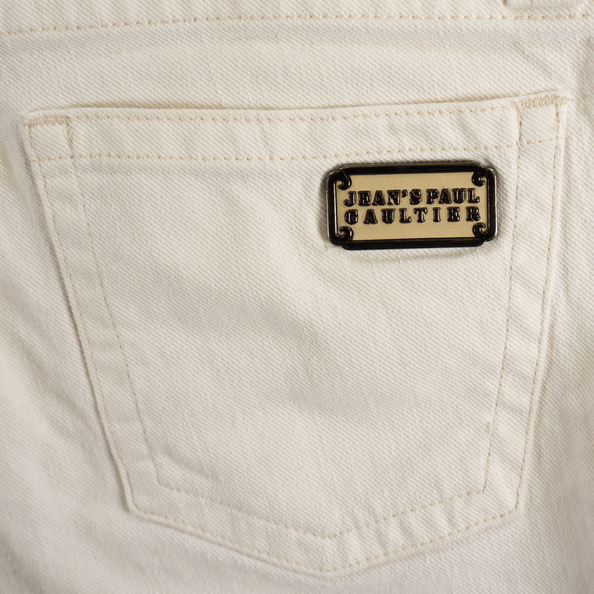Jean’s Paul Gaultier Винтидж 90-те Бели Дънки