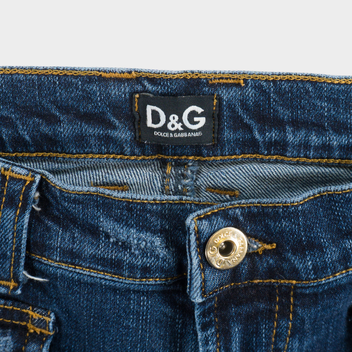 Dolce & Gabbana Винтидж 2000-те Сини Дънки