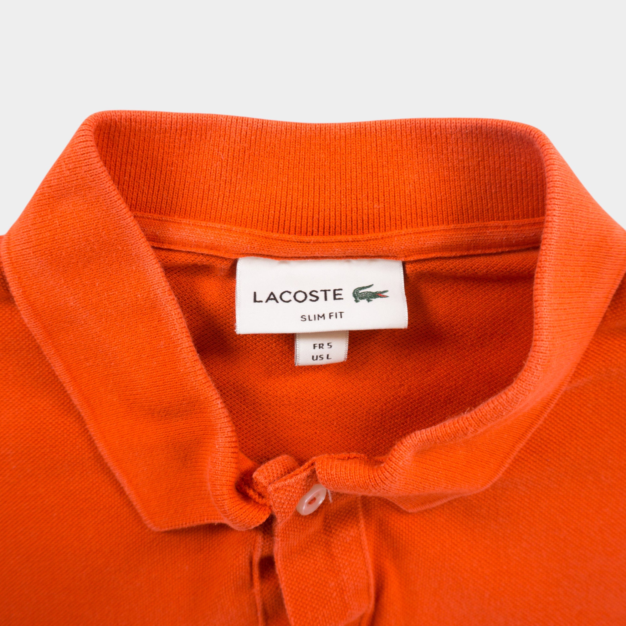 Lacoste Оранжева Тениска с Яка