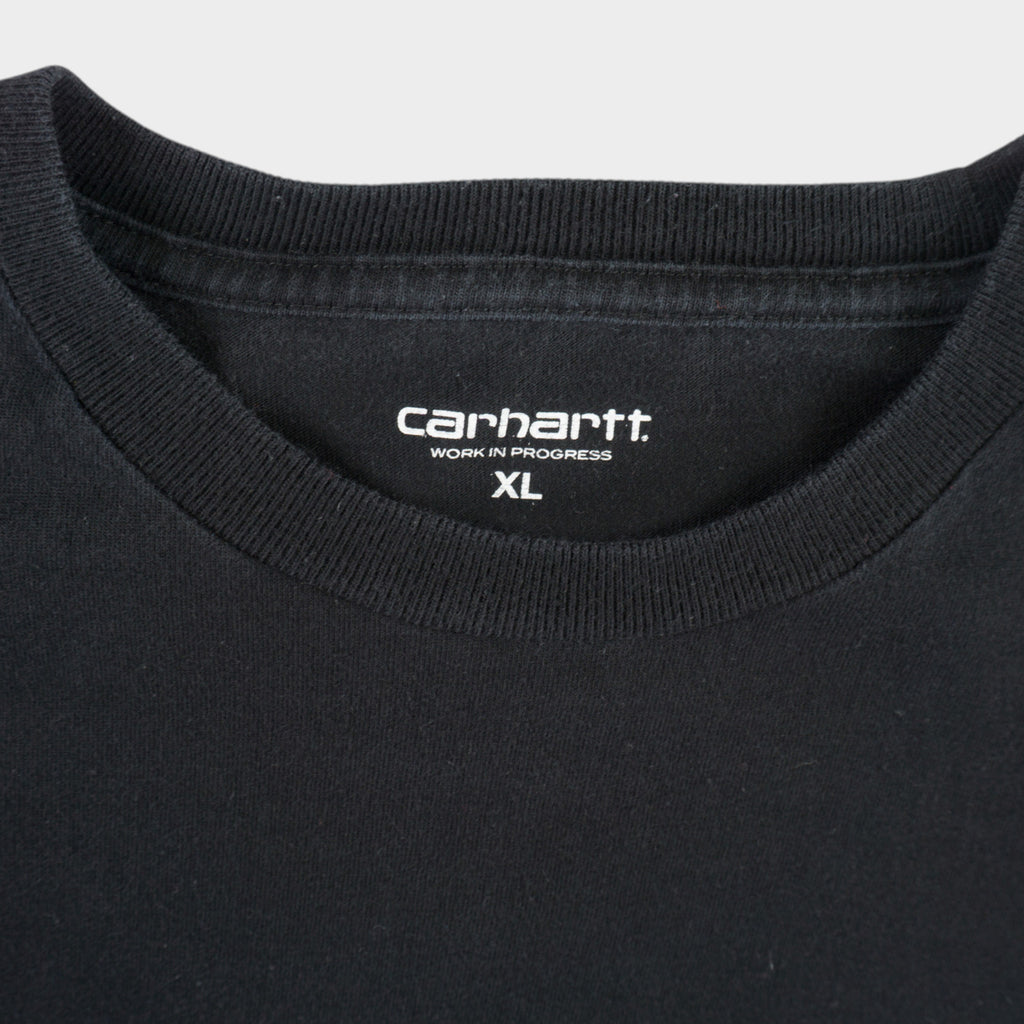 Carhartt L/S State Flames Черна Блуза с Графика