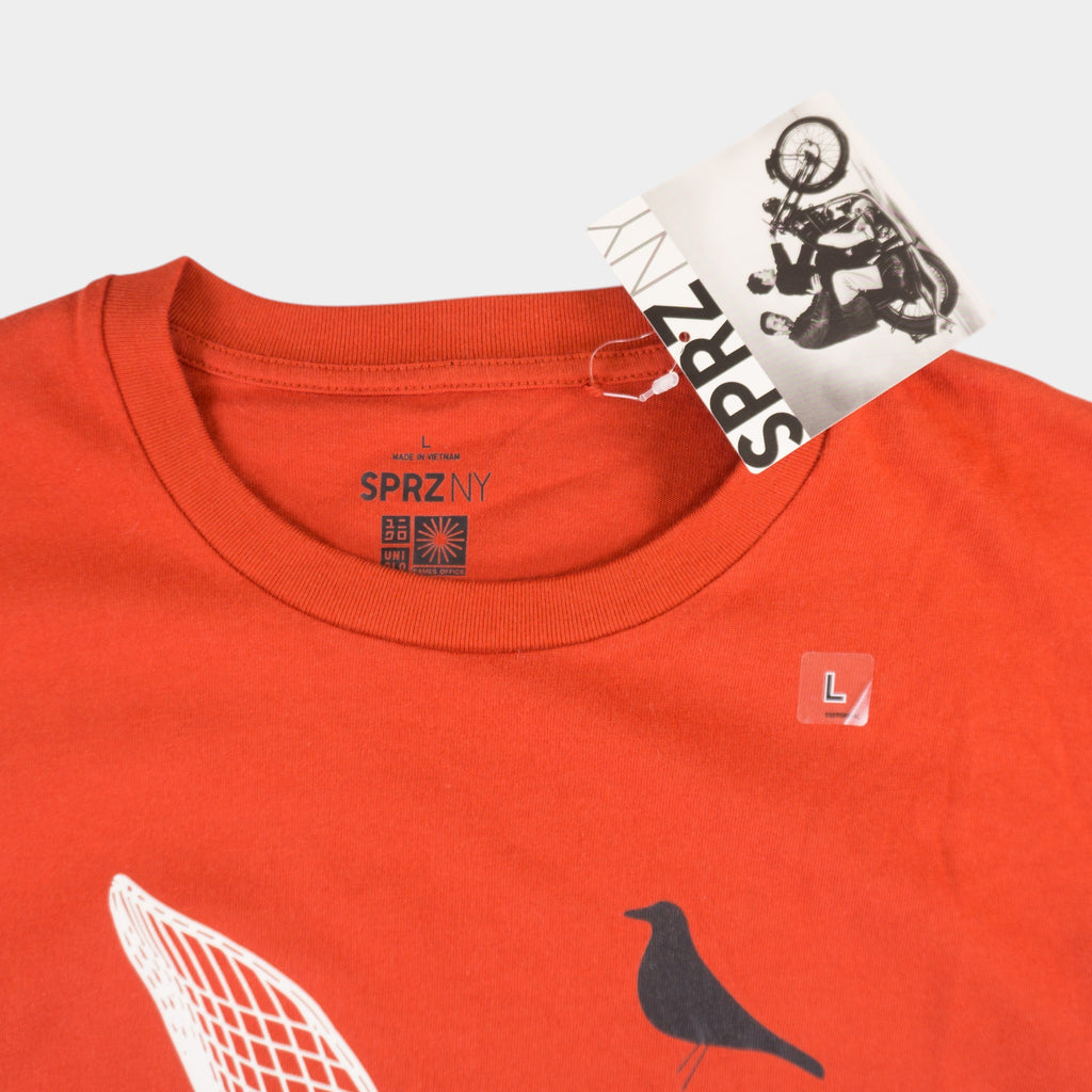Uniqlo X Eames Office Червена Тениска с Графика