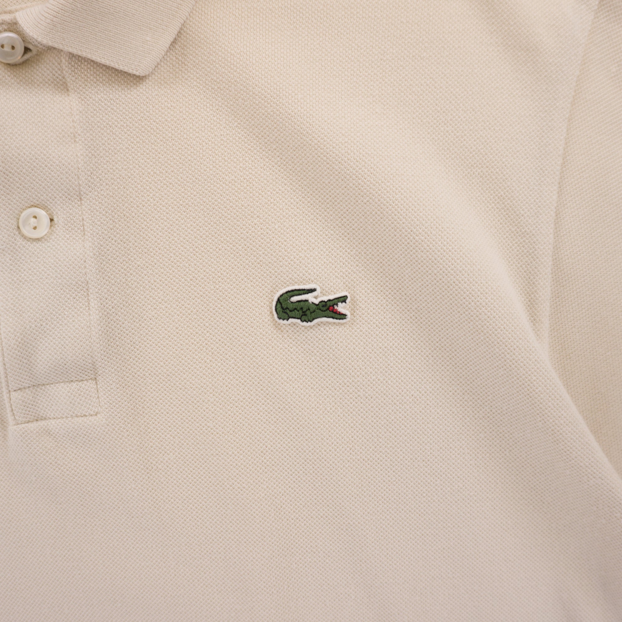 Lacoste Винтидж 2000те Бежова Тениска с Яка