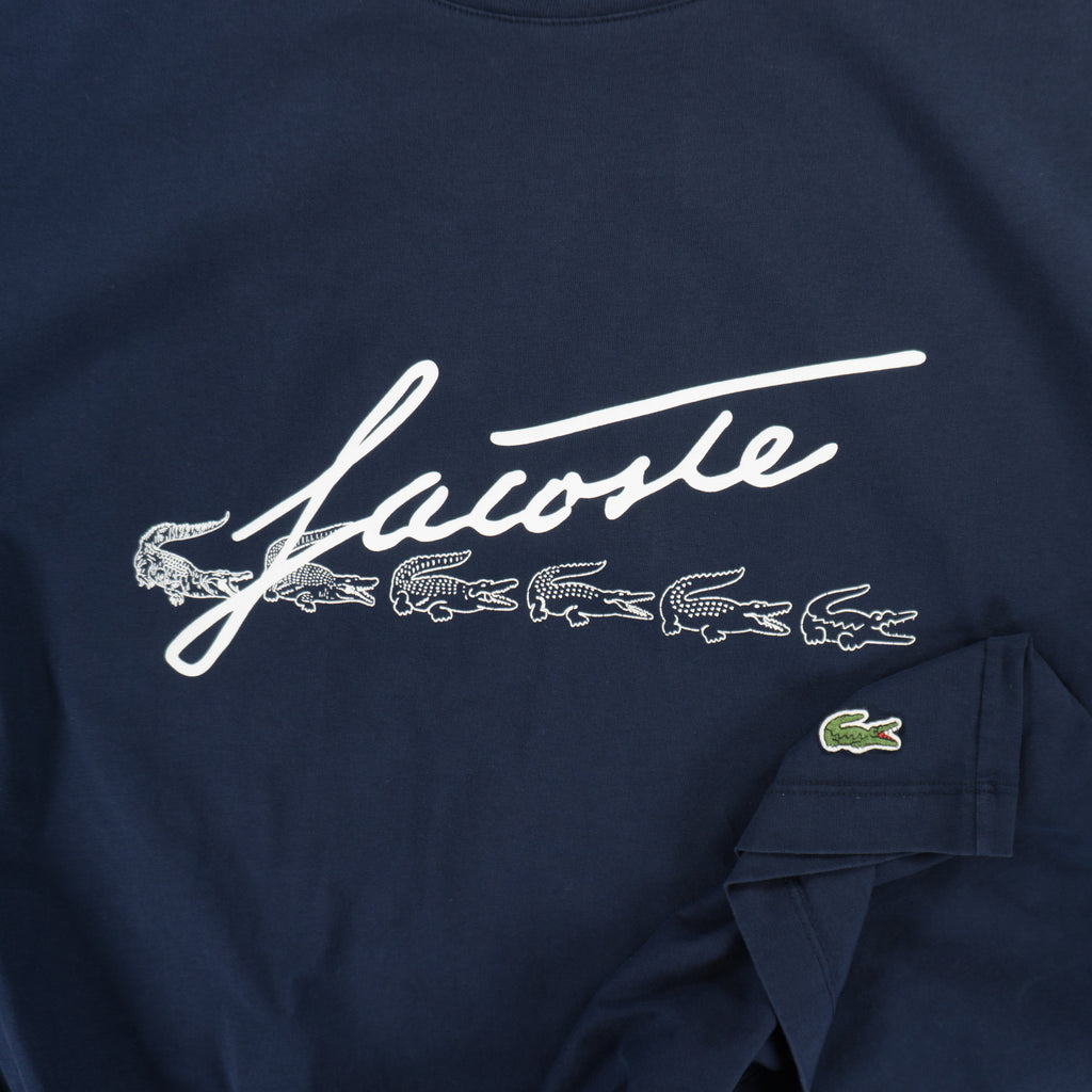 Lacoste Синя Тениска