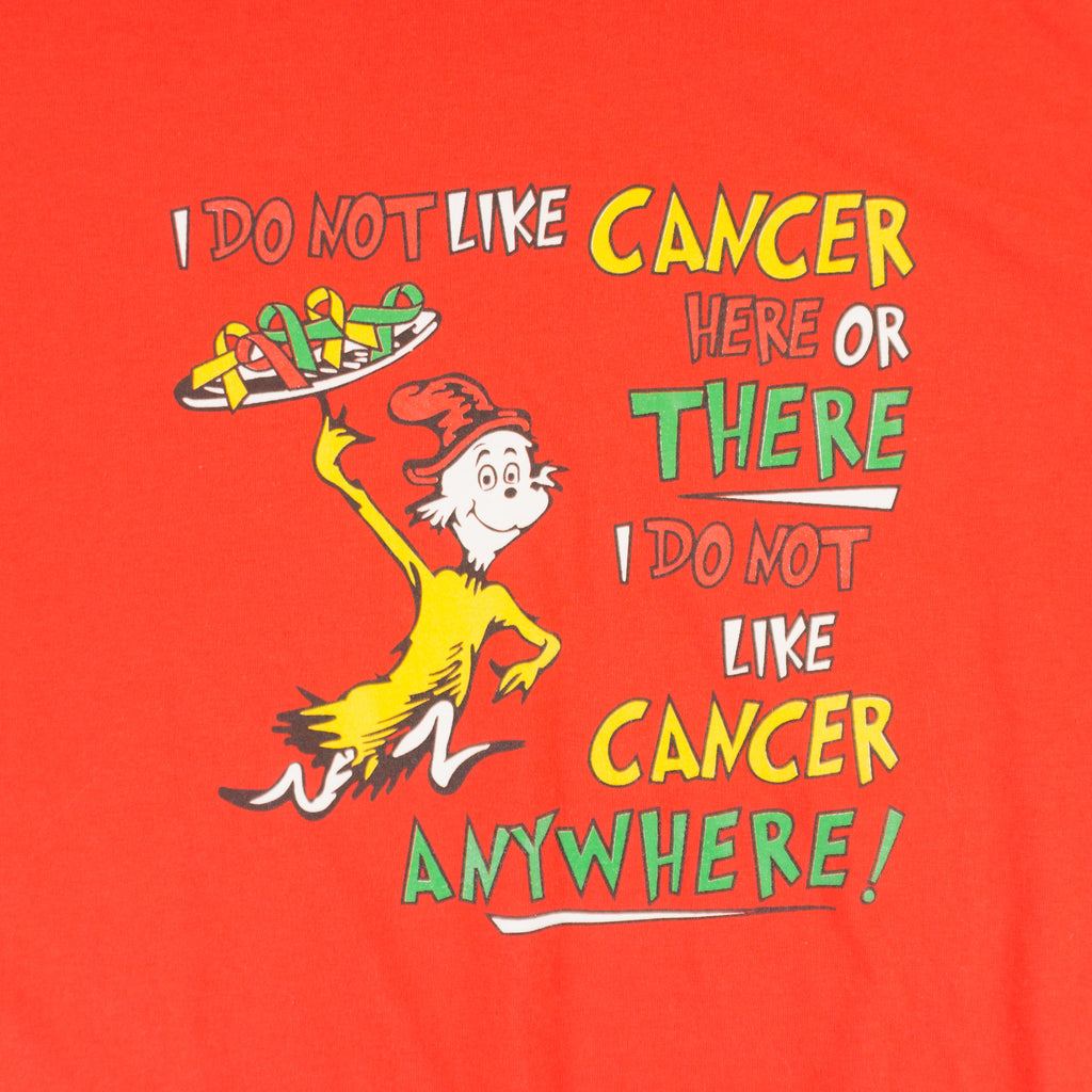 Gildan Cancer Awareness Червена Тениска с Графика