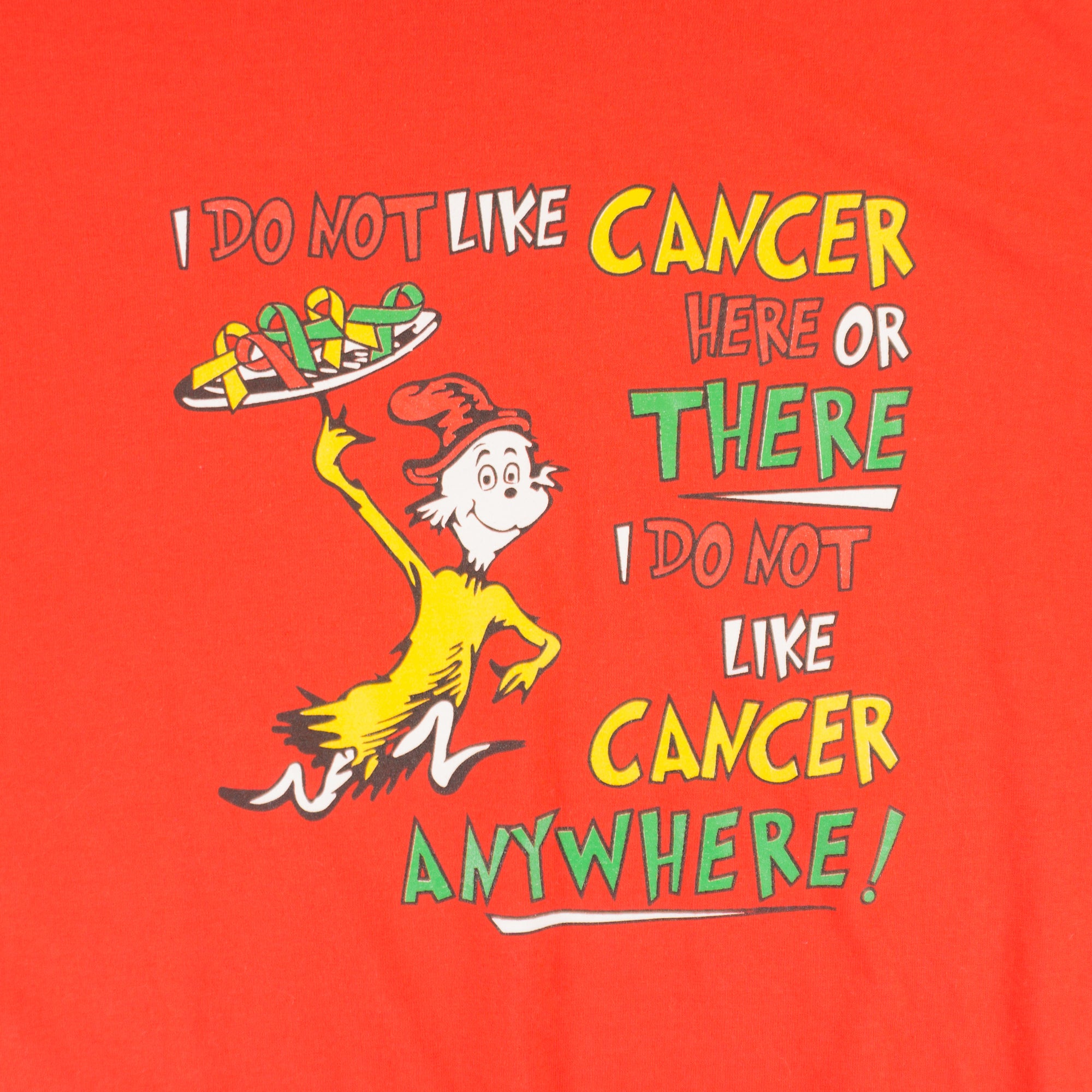 Gildan Cancer Awareness Червена Тениска с Графика