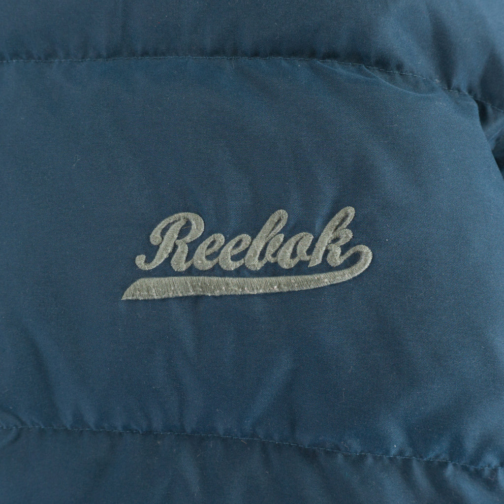 Reebok Винтидж 2000-те Синьо Пухено Яке