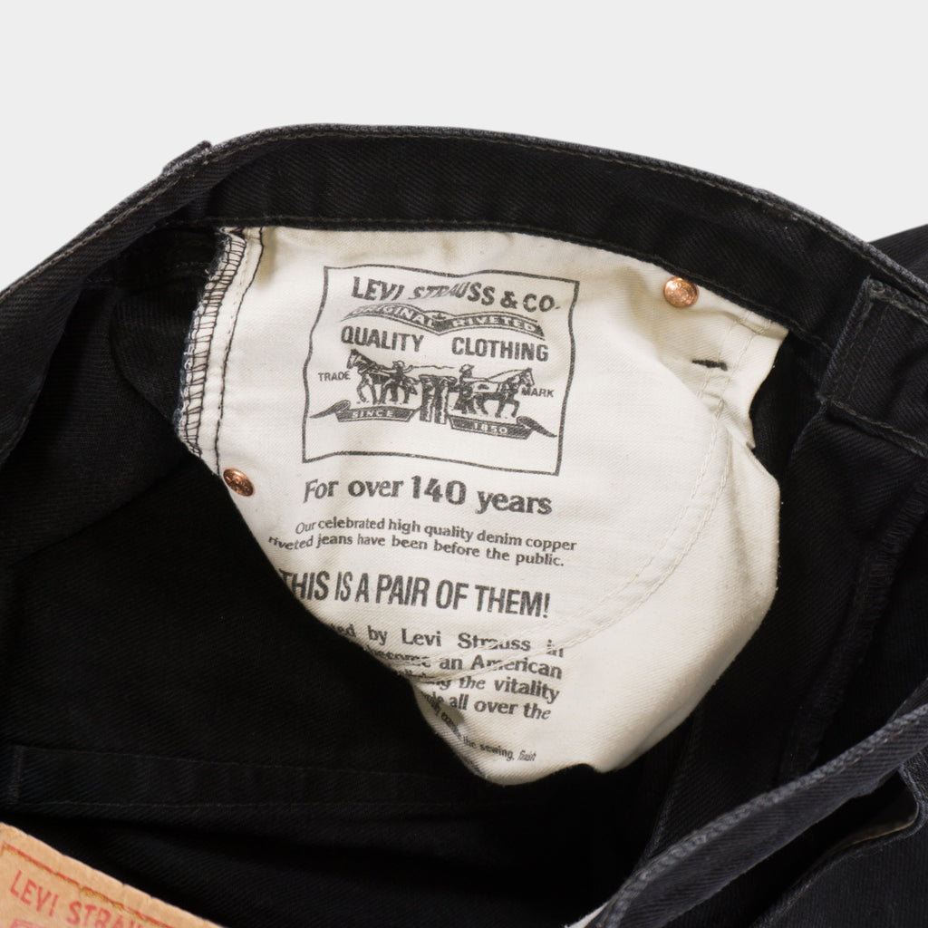Levi's 521 Черни Къси Дънки