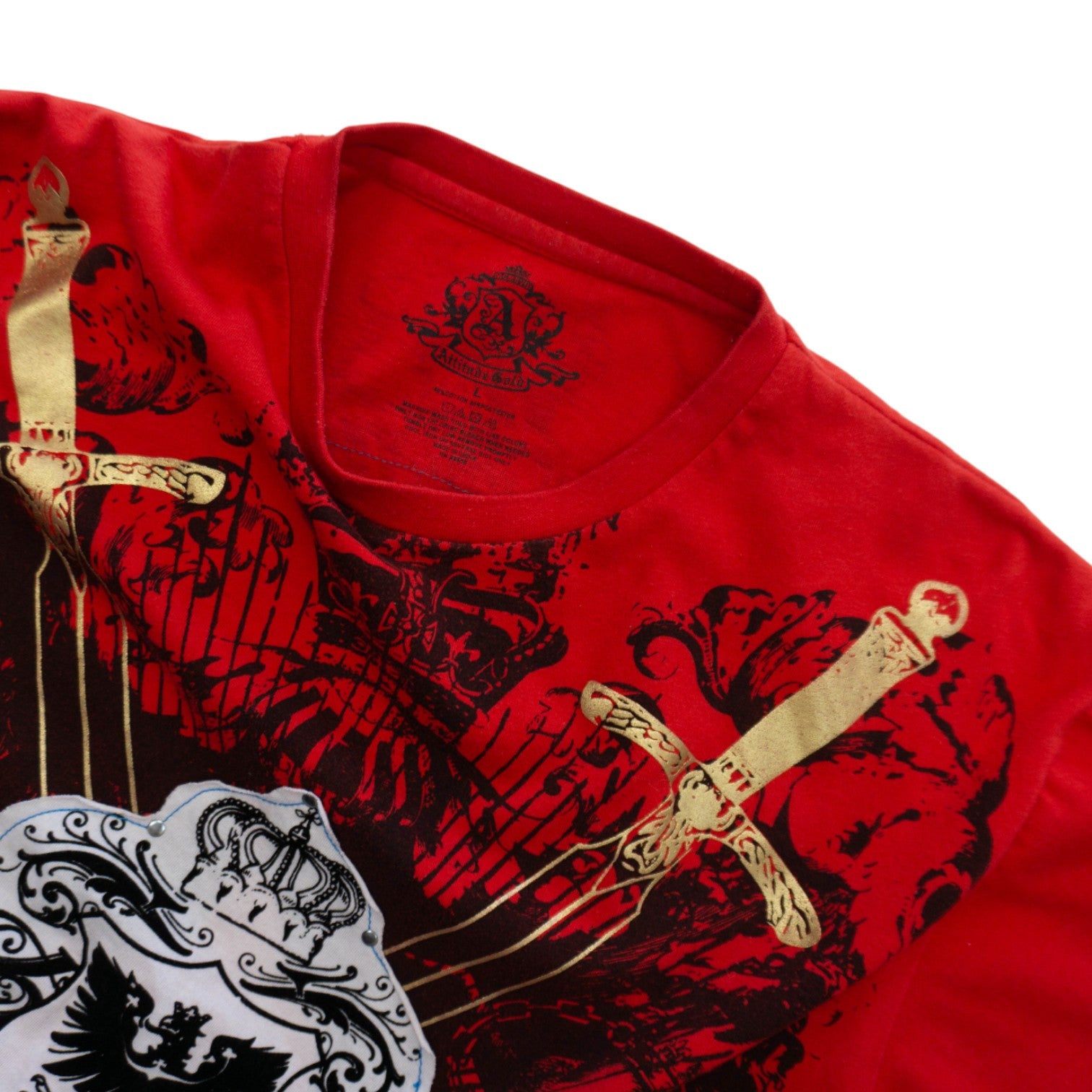 Attitude Gold Y2K Тениска