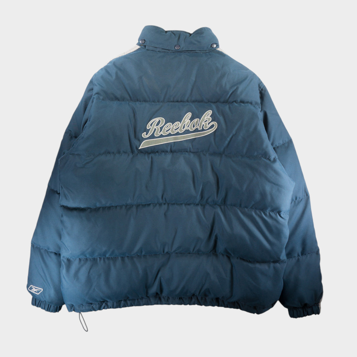 Reebok Винтидж 2000-те Синьо Пухено Яке