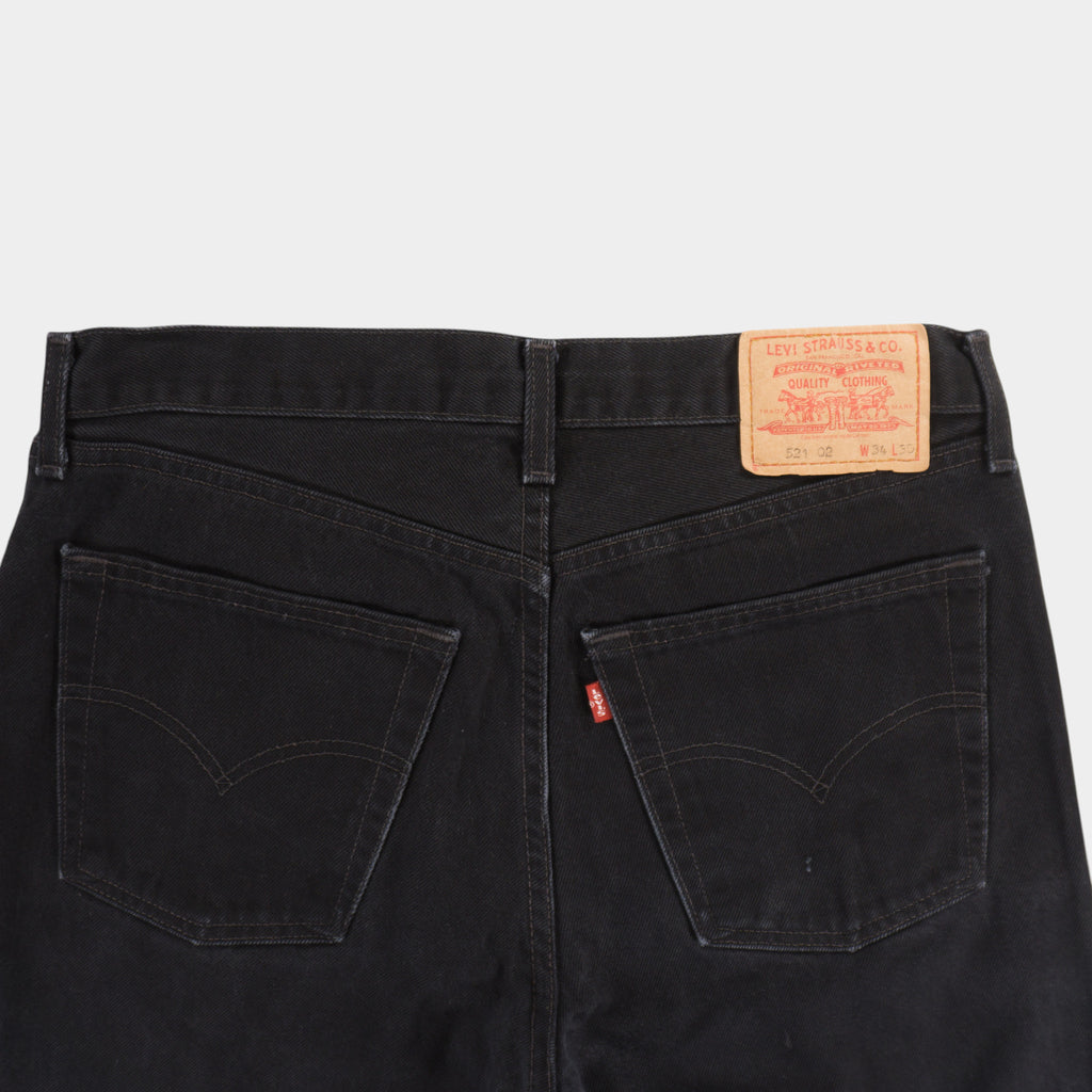 Levi's 521 Черни Къси Дънки