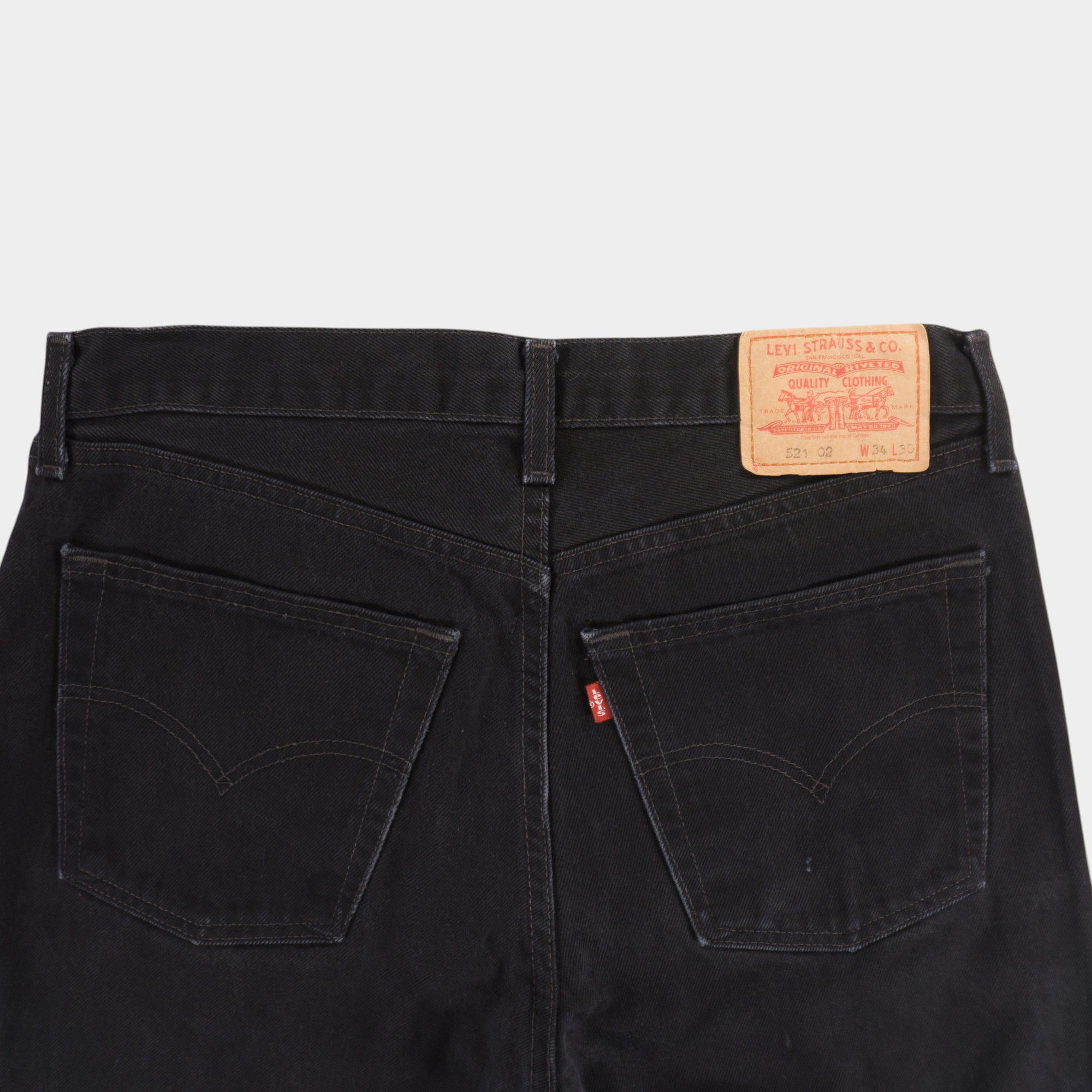 Levi's 521 Черни Къси Дънки