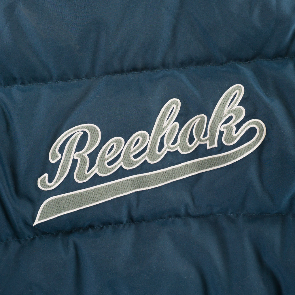 Reebok Винтидж 2000-те Синьо Пухено Яке