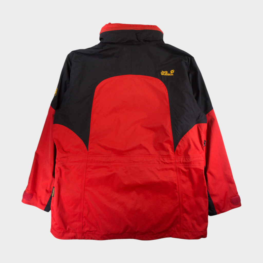 Jack Wolfskin Червено Туристическо Яке
