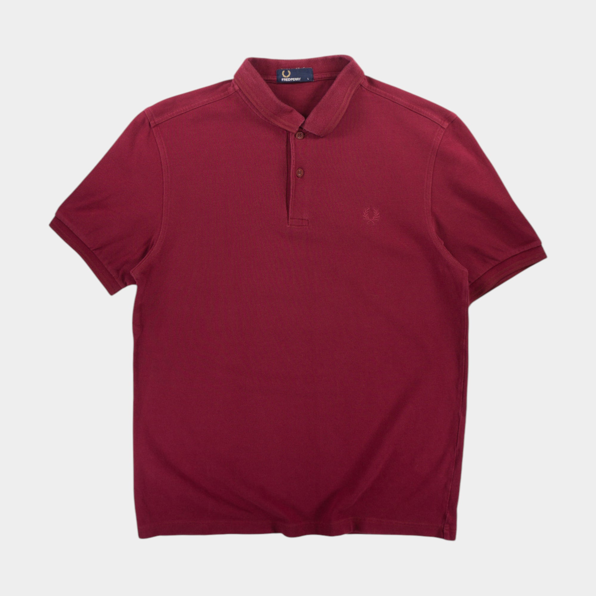 Fred Perry Бордо Тениска с Яка