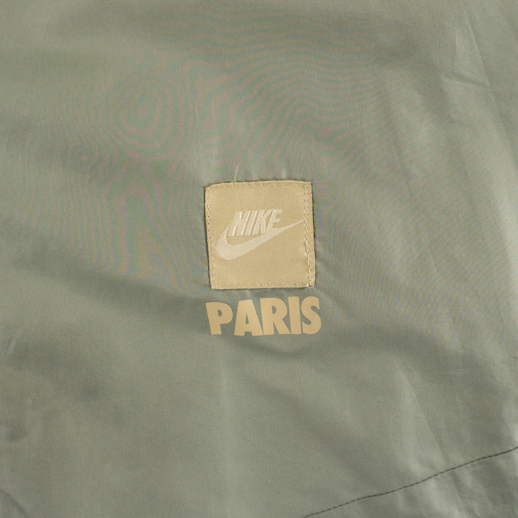 Nike Paris Винтидж 2000-те Зелено Бомбър Яке