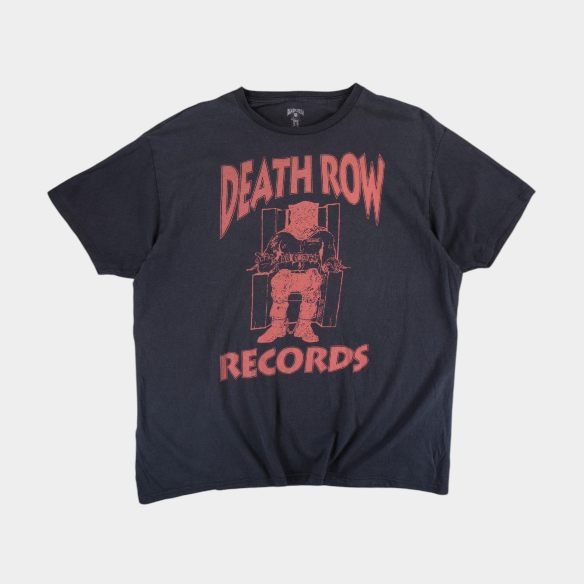 Death Row Records Черна Тениска с Графика