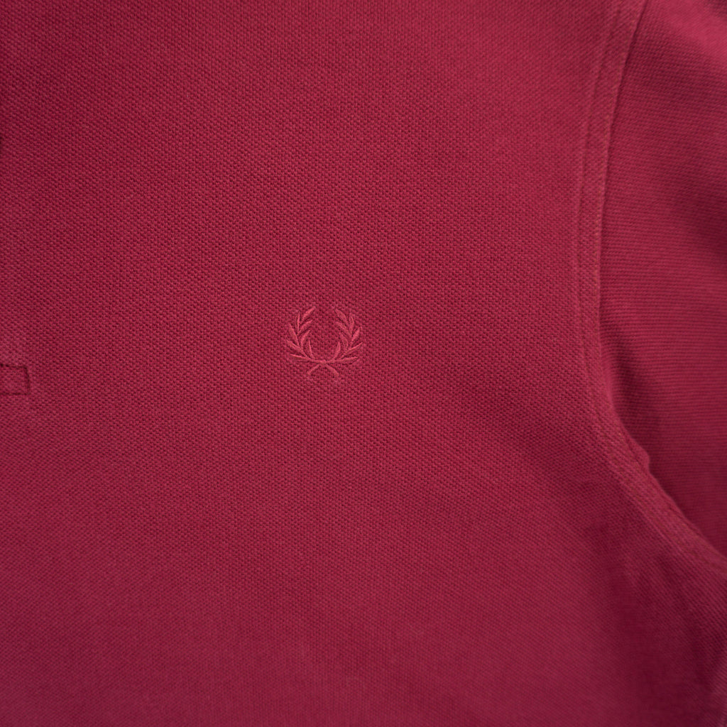 Fred Perry Бордо Тениска с Яка