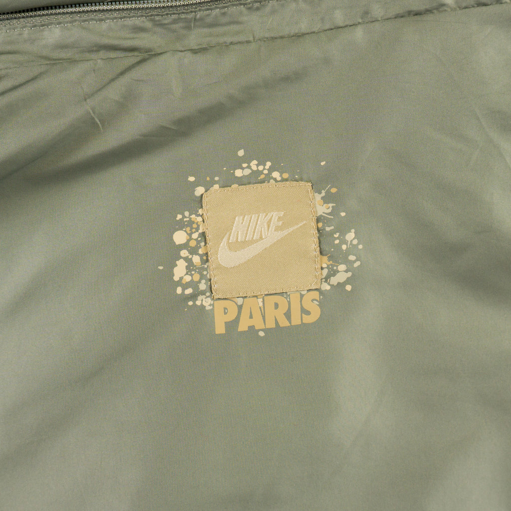Nike Paris Винтидж 2000-те Зелено Бомбър Яке