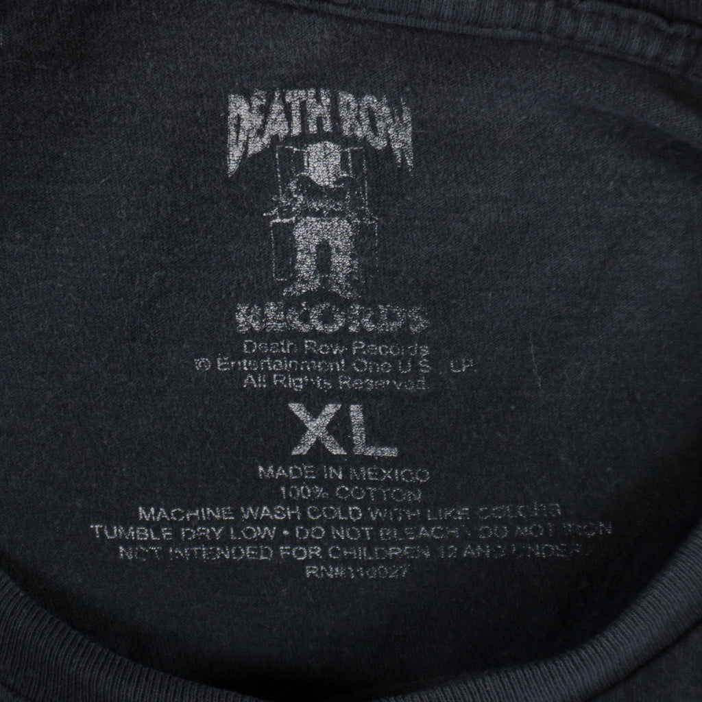 Death Row Records Черна Тениска с Графика