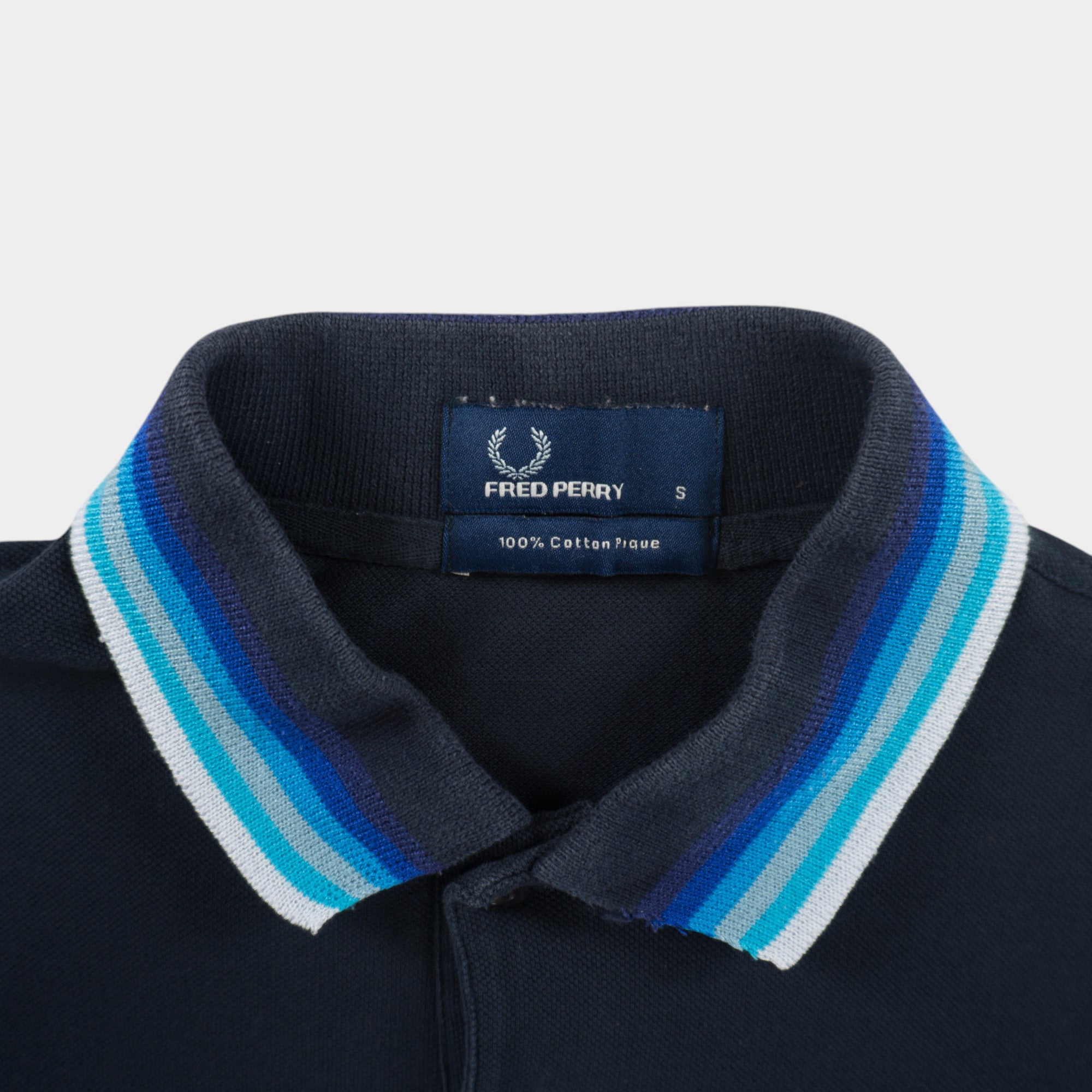 Fred Perry Синя Тениска с Яка