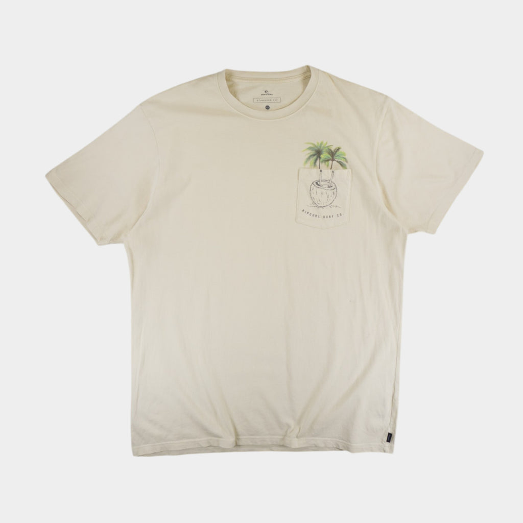 Rip Curl Бежова Тениска