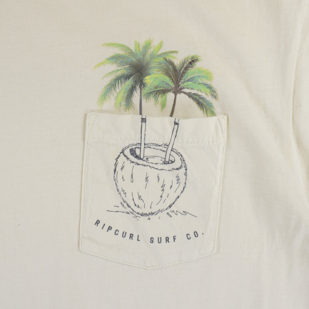 Rip Curl Бежова Тениска