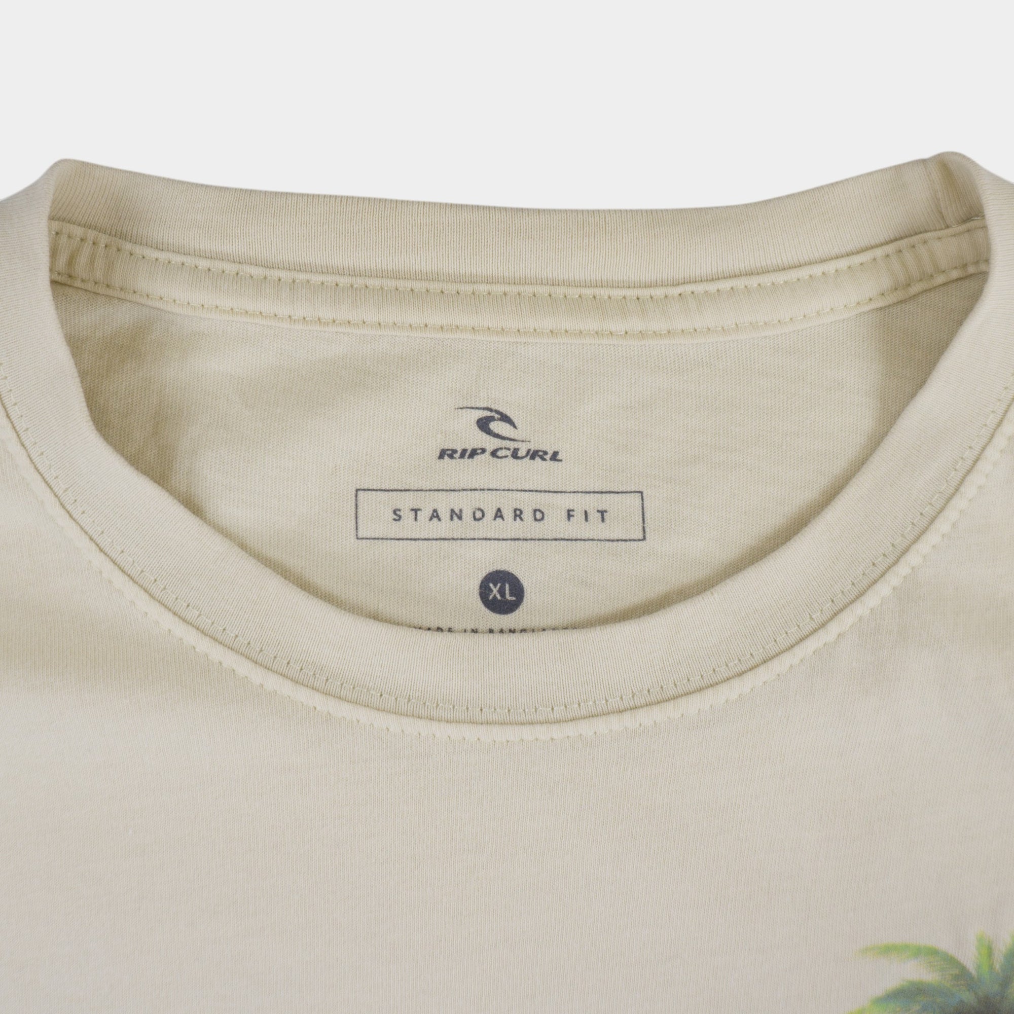Rip Curl Бежова Тениска