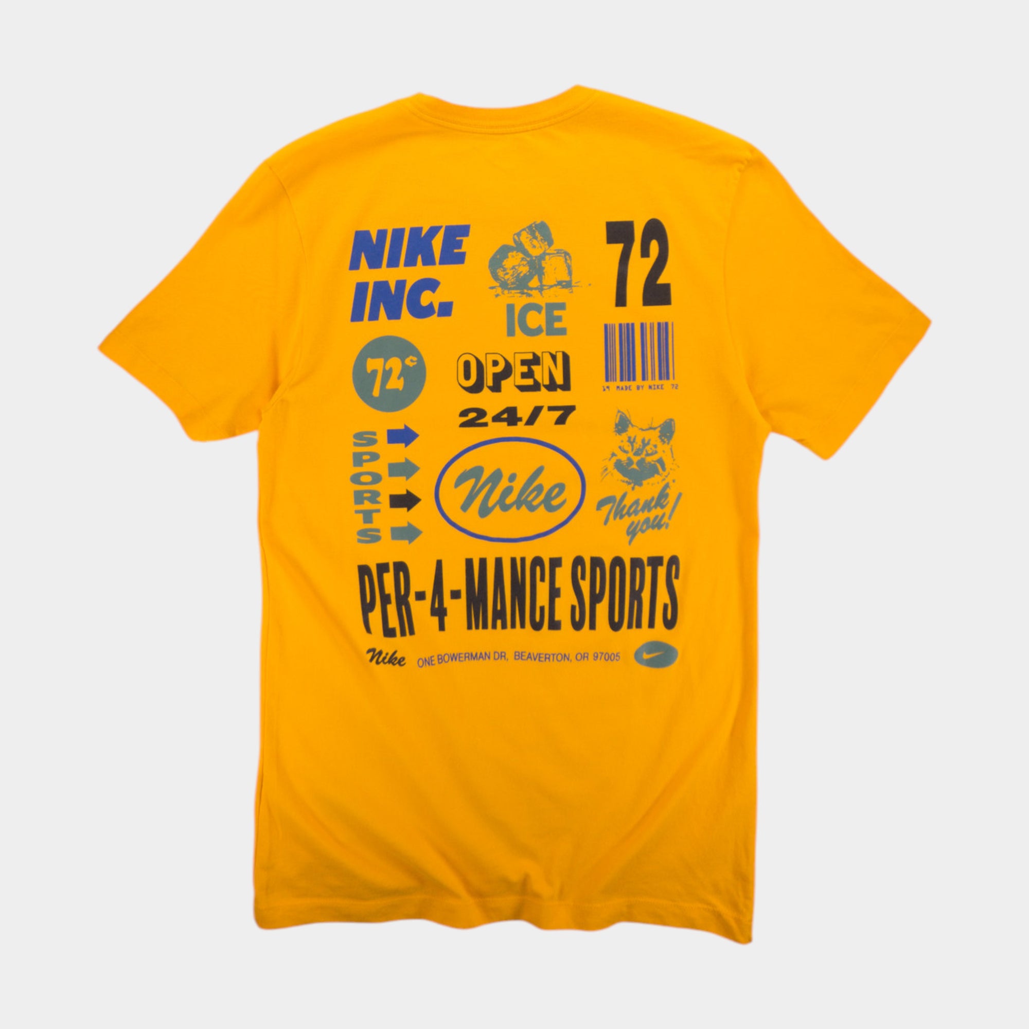 Nike Dri-Fit Жълта Тениска с Графика