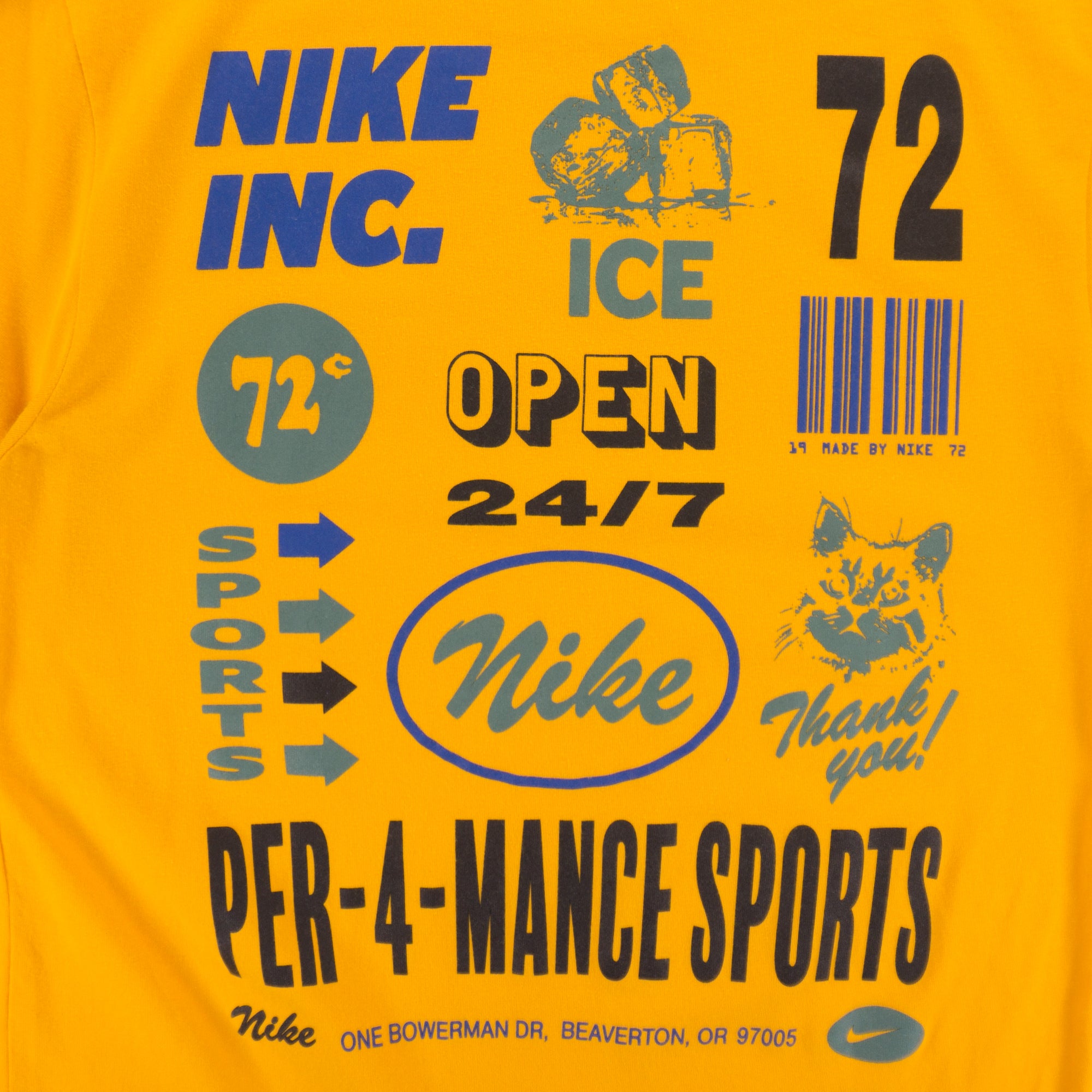 Nike Dri-Fit Жълта Тениска с Графика